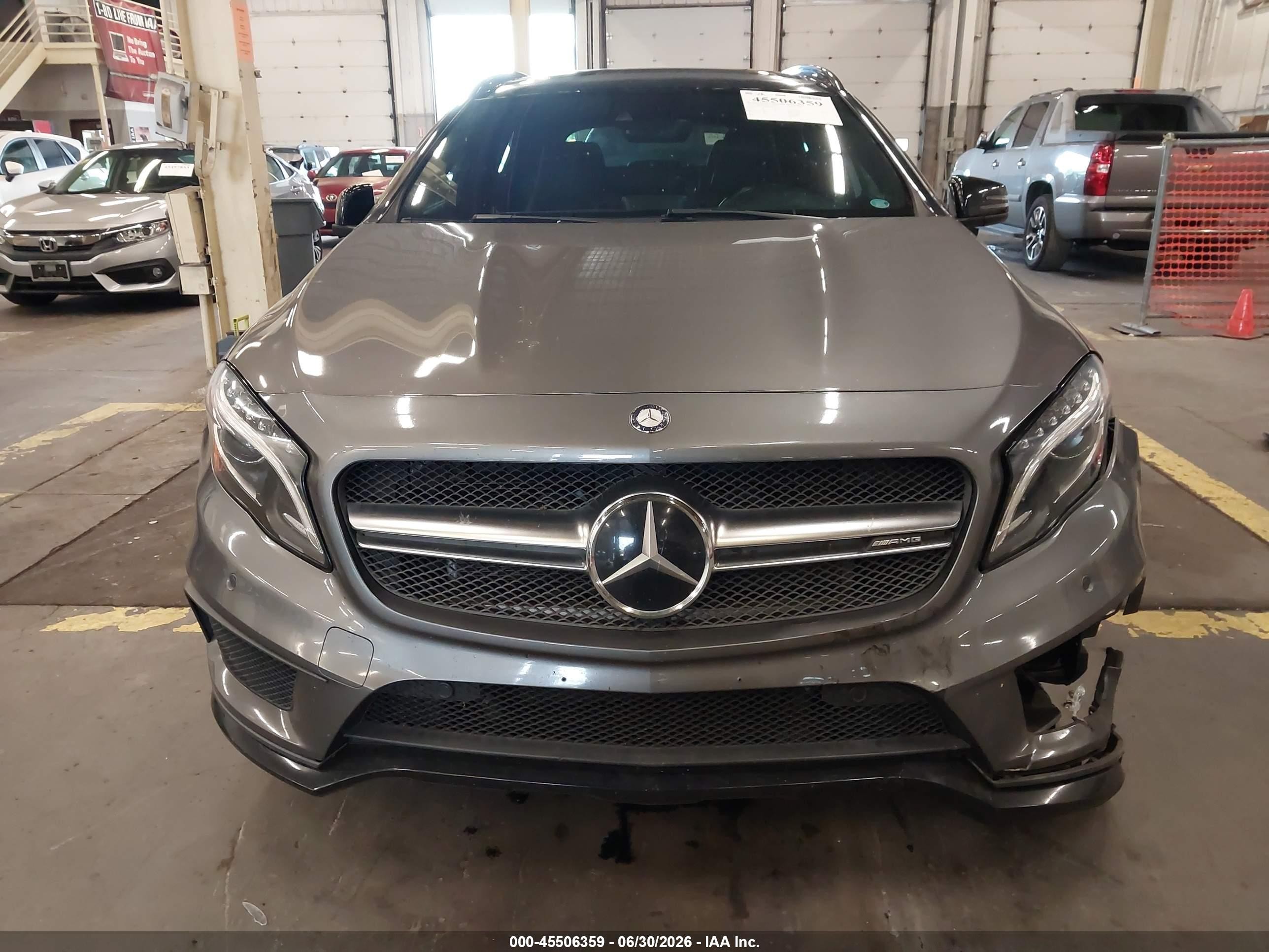 2015 Mercedes-benz Gla 45 Amg 4matic Gray vin: WDDTG5CB9FJ061939