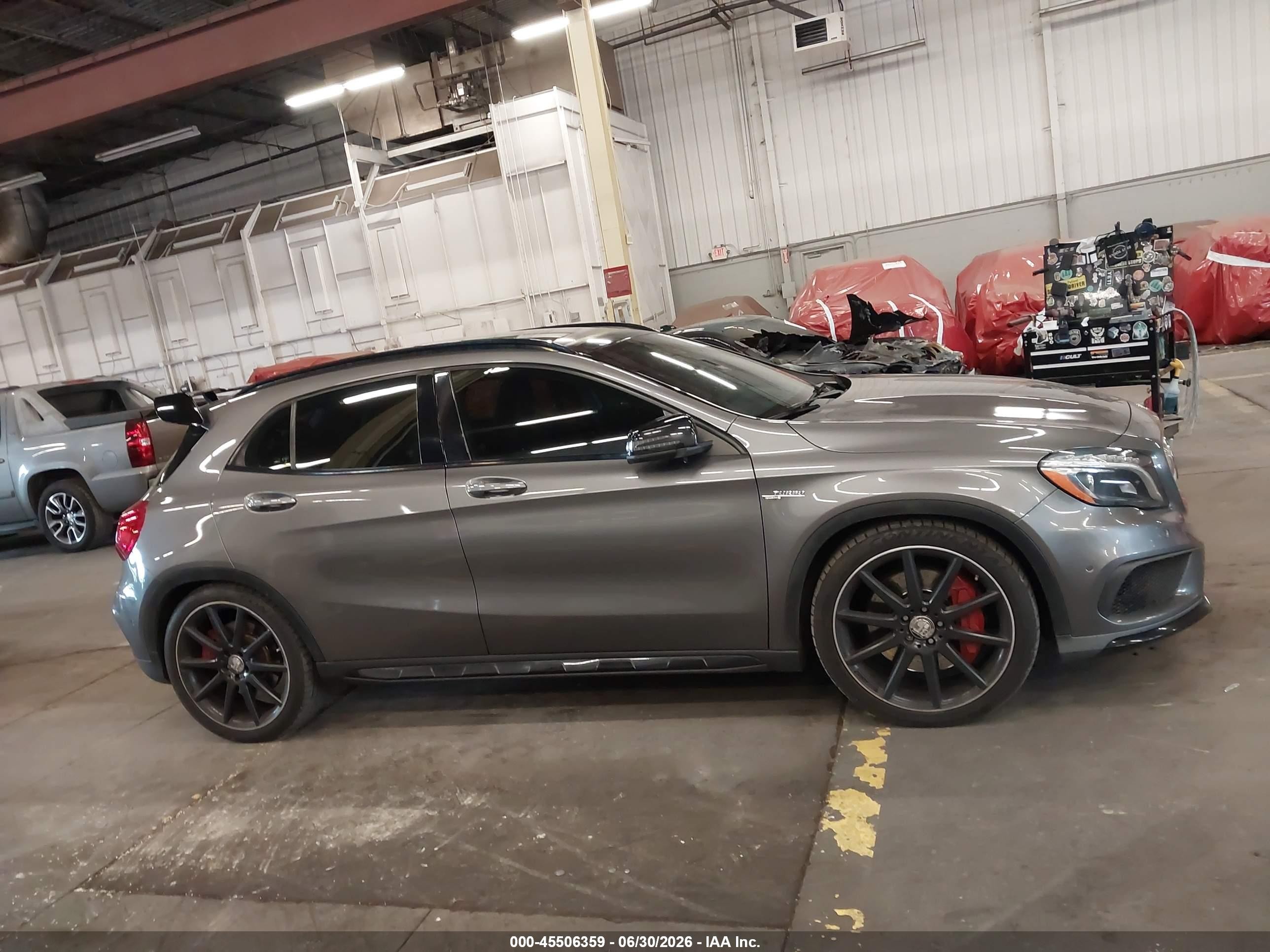 2015 Mercedes-benz Gla 45 Amg 4matic Gray vin: WDDTG5CB9FJ061939