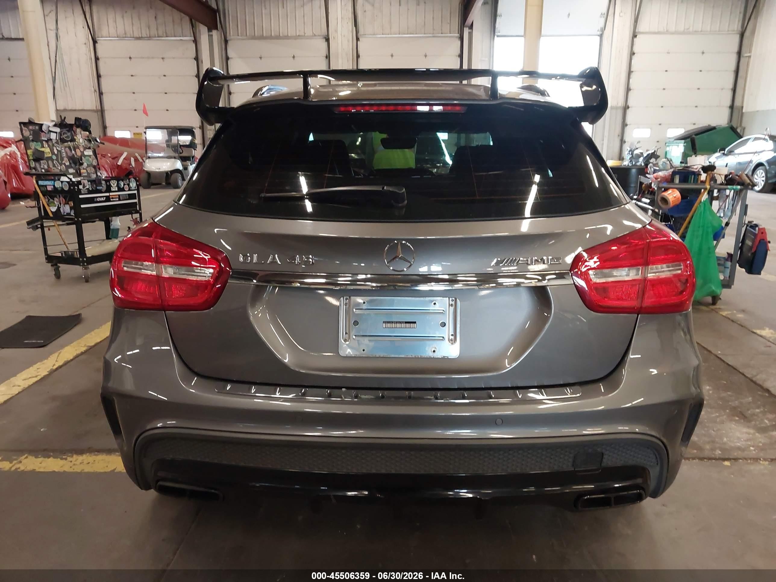 2015 Mercedes-benz Gla 45 Amg 4matic Gray vin: WDDTG5CB9FJ061939