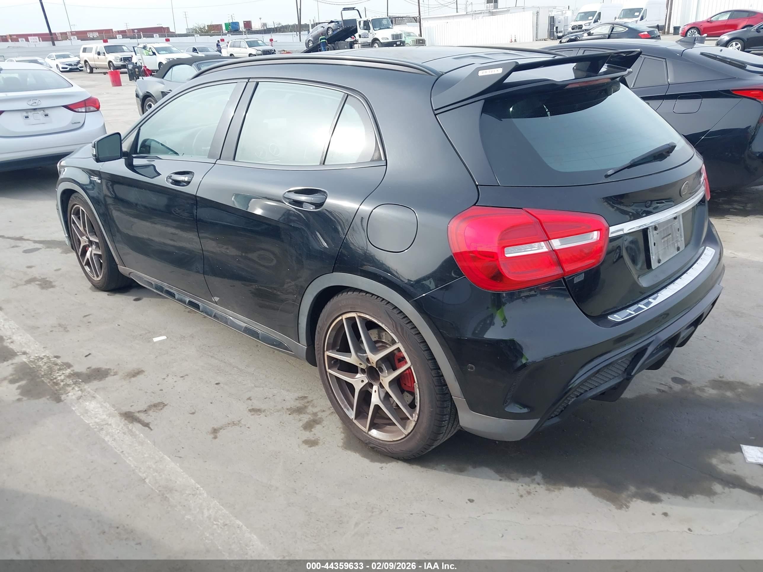 2015 Mercedes-benz Gla 45 Amg 4matic Black vin: WDDTG5CBXFJ061769