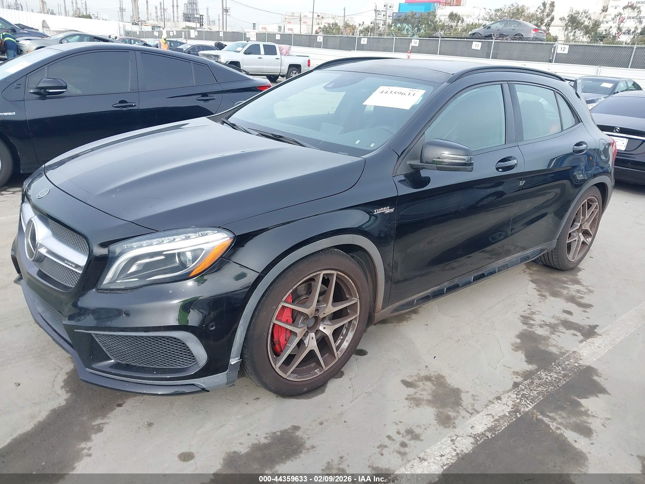 2015 Mercedes-benz Gla 45 Amg 4matic Black vin: WDDTG5CBXFJ061769