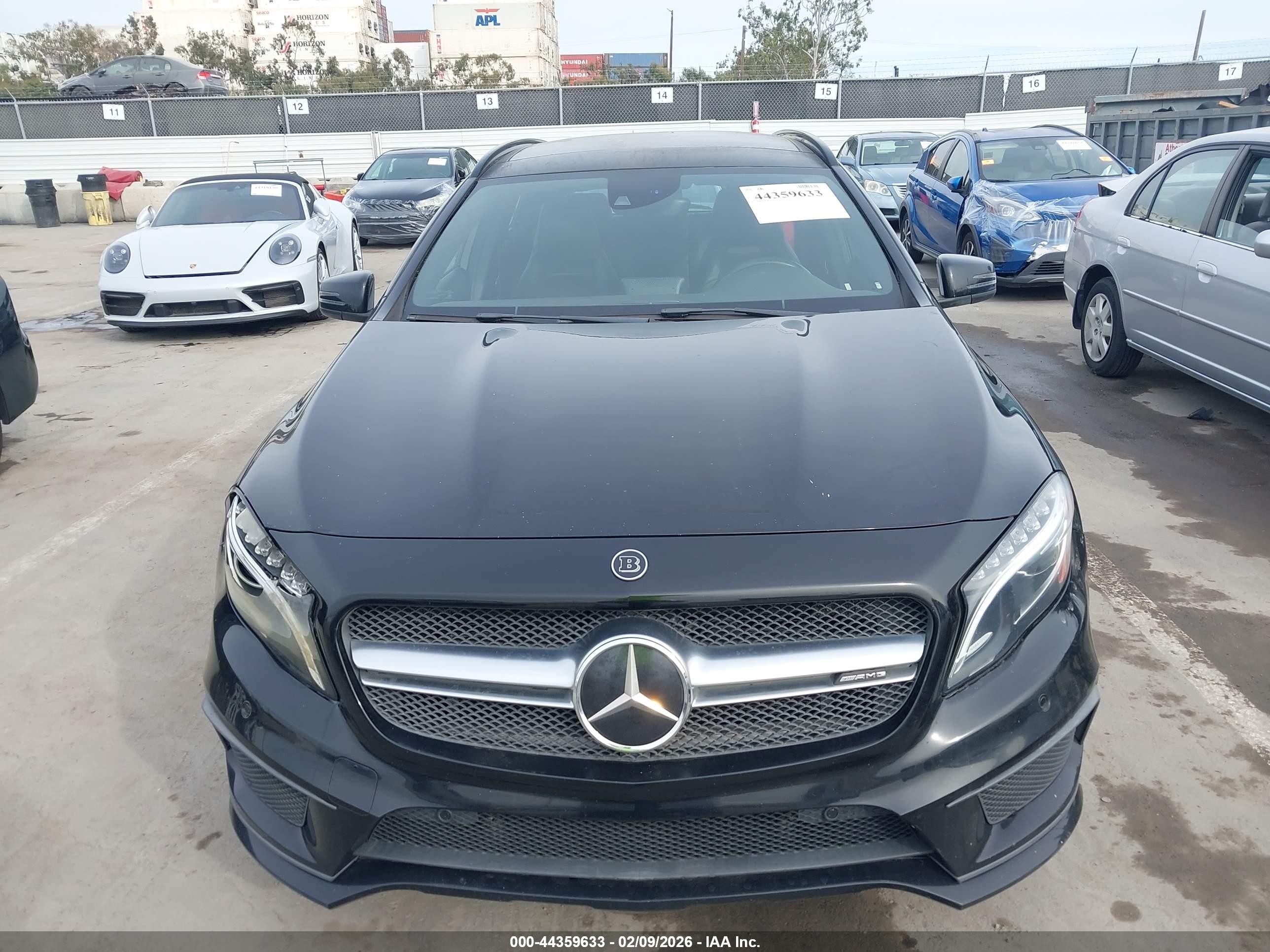 2015 Mercedes-benz Gla 45 Amg 4matic Black vin: WDDTG5CBXFJ061769