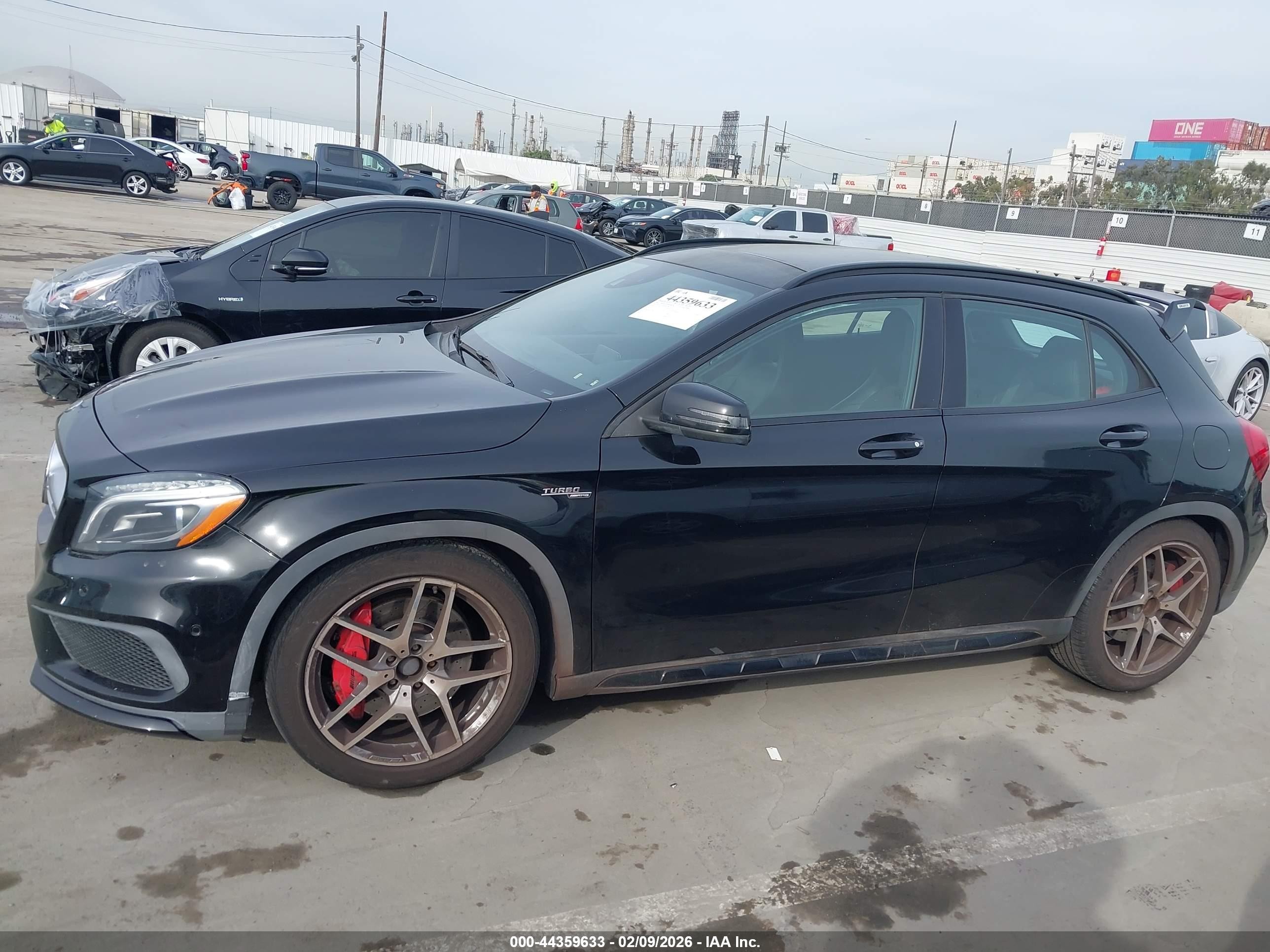 2015 Mercedes-benz Gla 45 Amg 4matic Black vin: WDDTG5CBXFJ061769