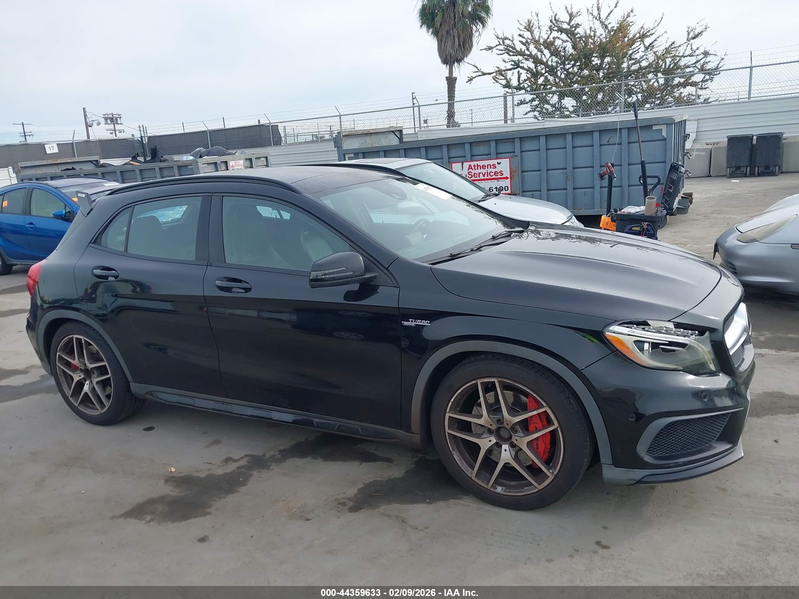 2015 Mercedes-benz Gla 45 Amg 4matic Black vin: WDDTG5CBXFJ061769