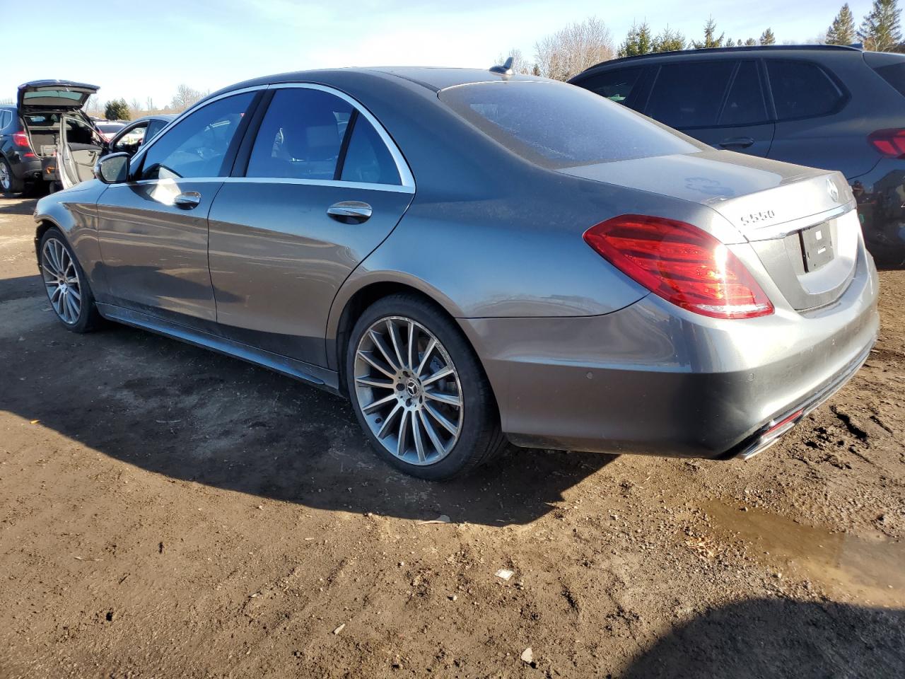 2017 Mercedes-benz S 400 4matic Серый vin: WDDUF6HB9HA331289