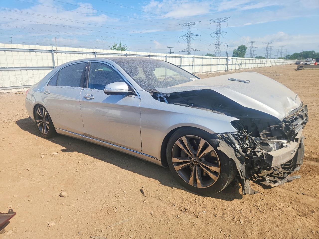2018 Mercedes-benz S 450 4matic Silver vin: WDDUG6EB4JA350002