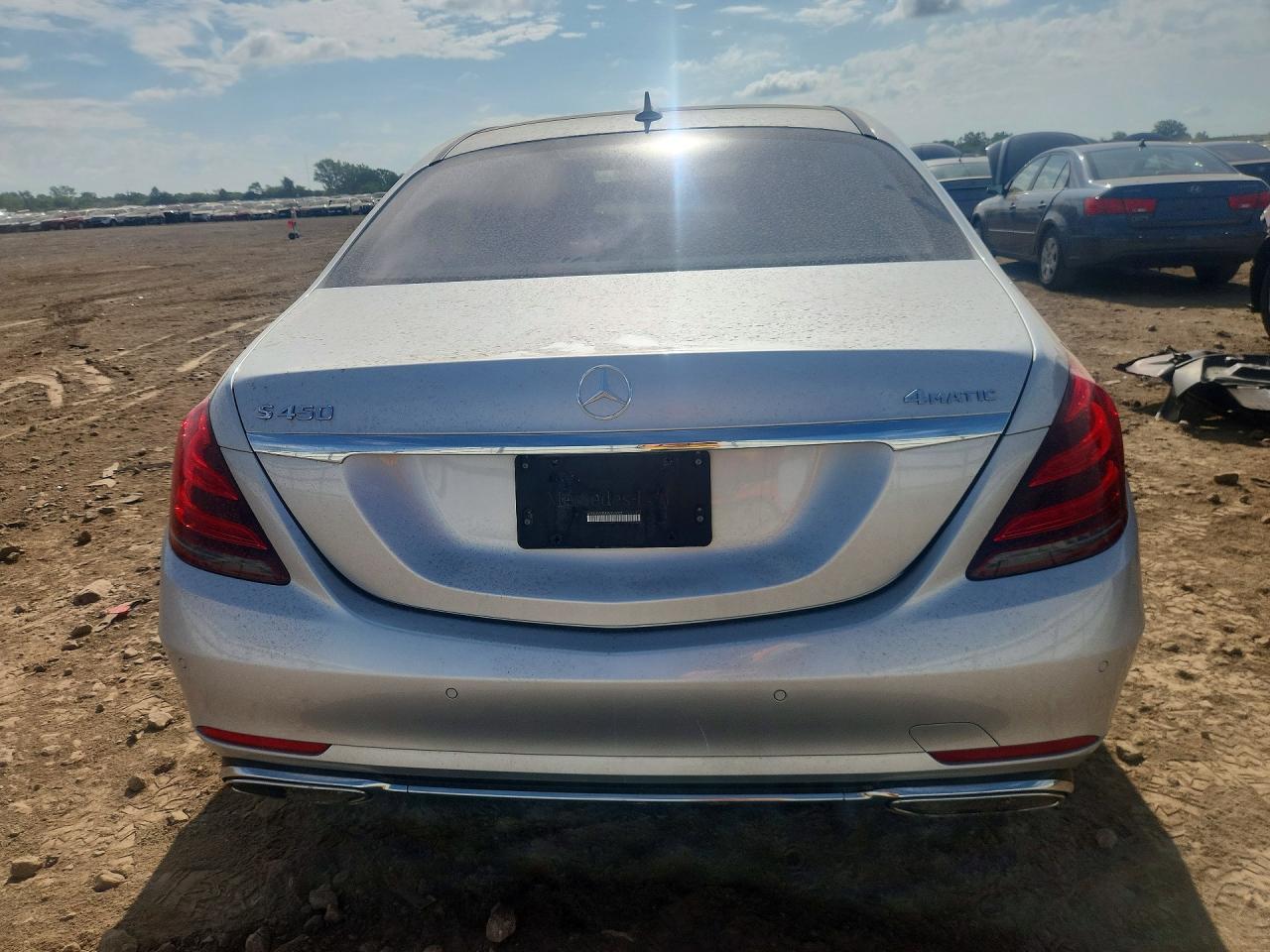 2018 Mercedes-benz S 450 4matic Silver vin: WDDUG6EB4JA350002