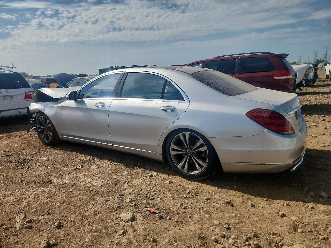 2018 Mercedes-benz S 450 4matic Silver vin: WDDUG6EB4JA350002