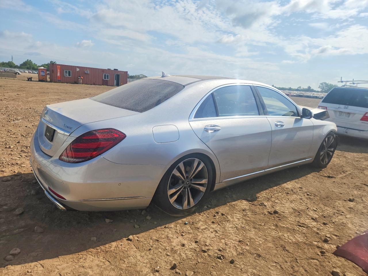 2018 Mercedes-benz S 450 4matic Silver vin: WDDUG6EB4JA350002