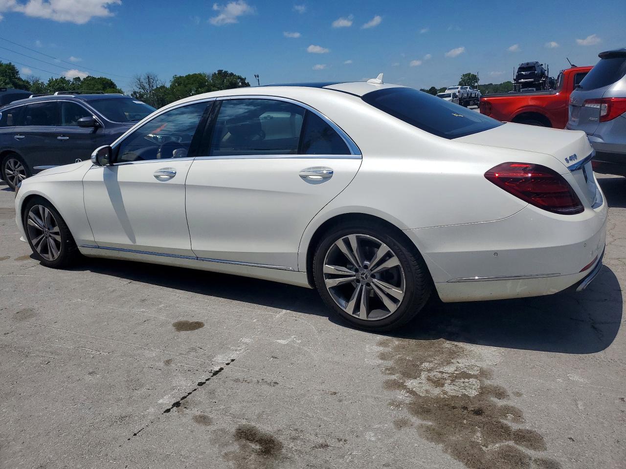 2018 Mercedes-benz S 450 4matic White vin: WDDUG6EB8JA350052