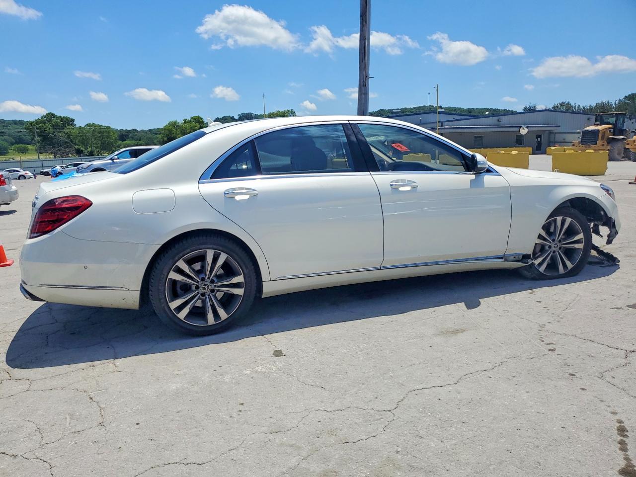2018 Mercedes-benz S 450 4matic White vin: WDDUG6EB8JA350052