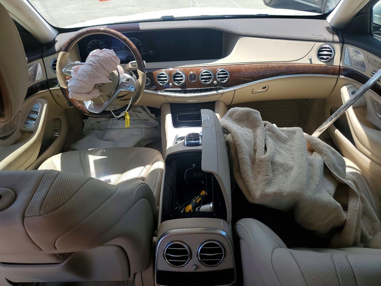2018 Mercedes-benz S 450 4matic White vin: WDDUG6EB8JA350052