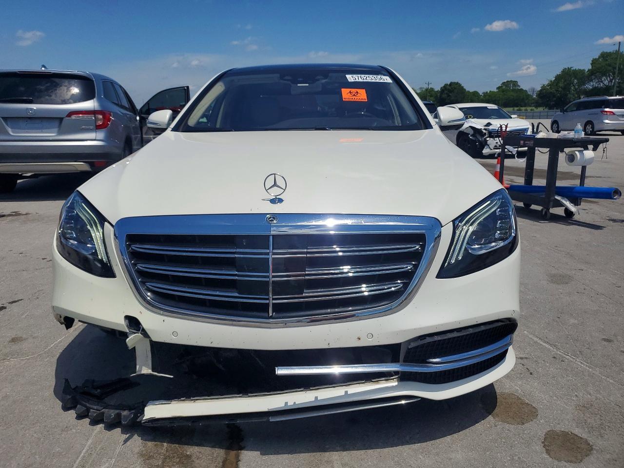 2018 Mercedes-benz S 450 4matic White vin: WDDUG6EB8JA350052