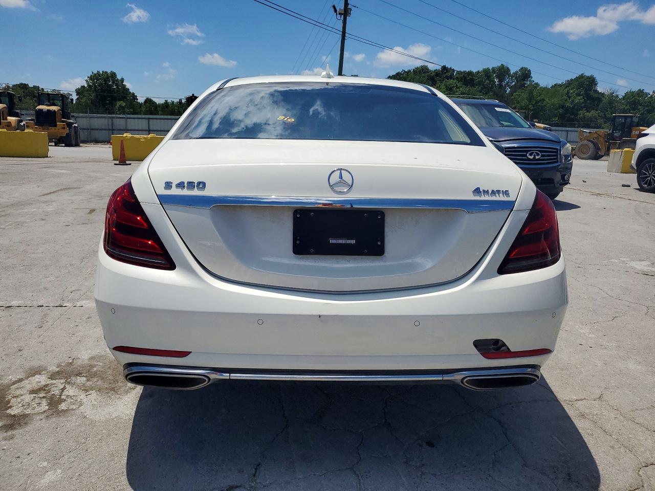 2018 Mercedes-benz S 450 4matic White vin: WDDUG6EB8JA350052