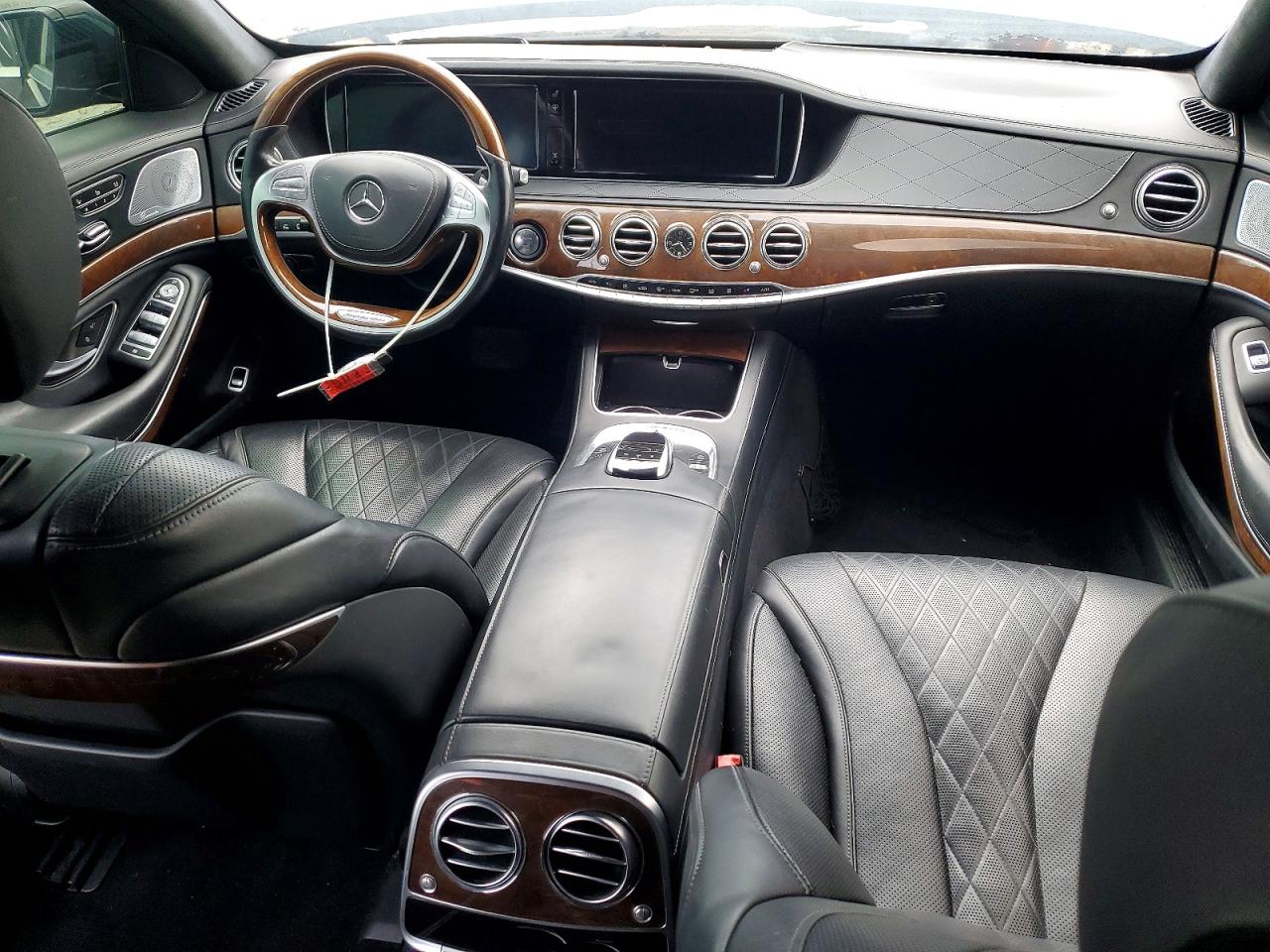 2015 Mercedes-benz S S600 Black vin: WDDUG7GB9FA138237