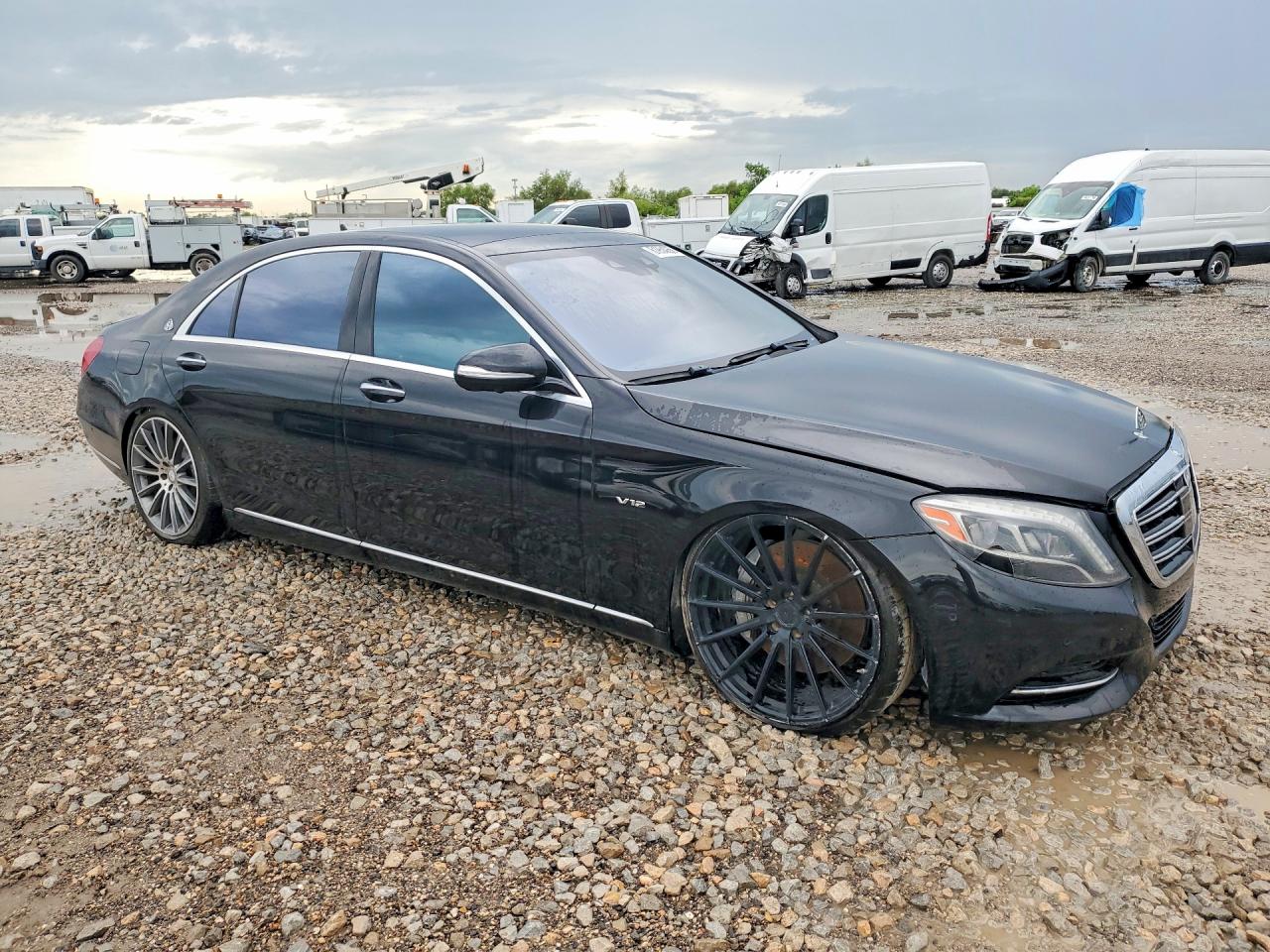 2015 Mercedes-benz S S600 Black vin: WDDUG7GB9FA138237