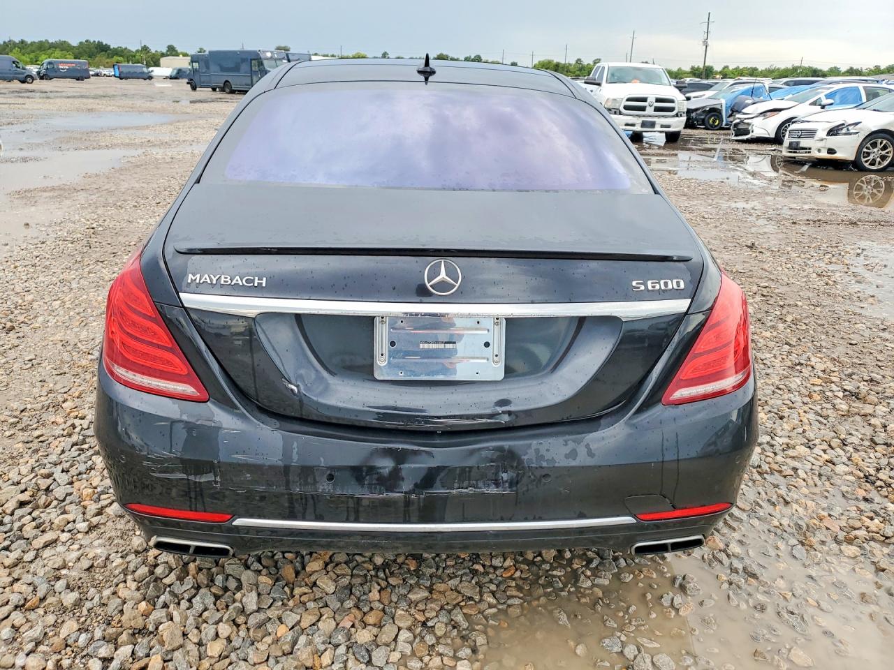 2015 Mercedes-benz S S600 Black vin: WDDUG7GB9FA138237