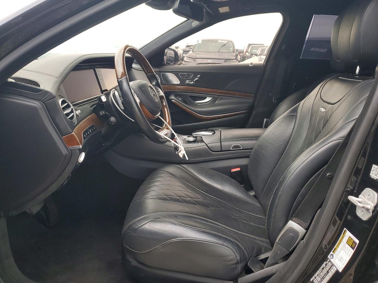 2015 Mercedes-benz S S600 Black vin: WDDUG7GB9FA138237