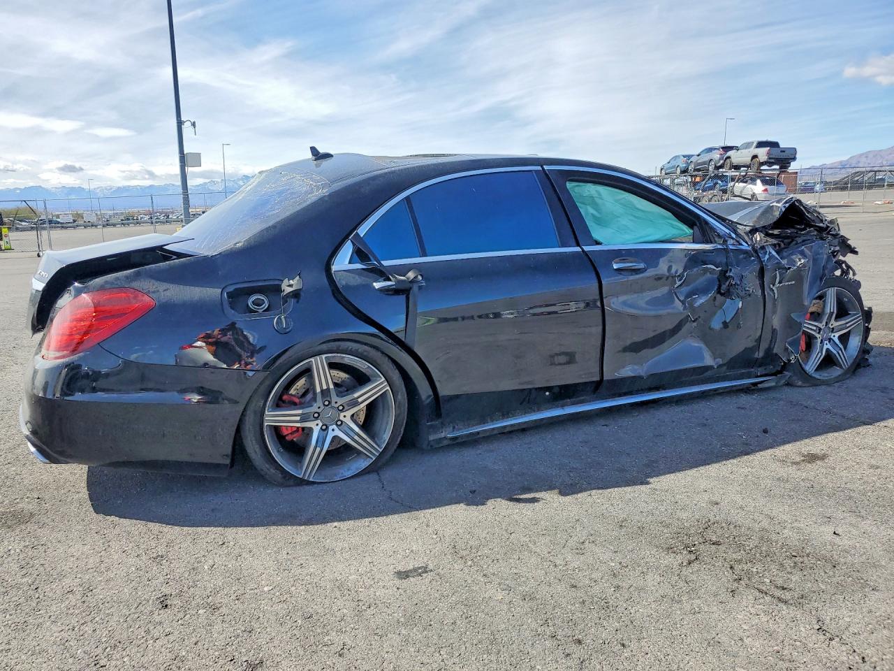 2014 Mercedes-benz S 63 Amg Black vin: WDDUG7JB0EA054606