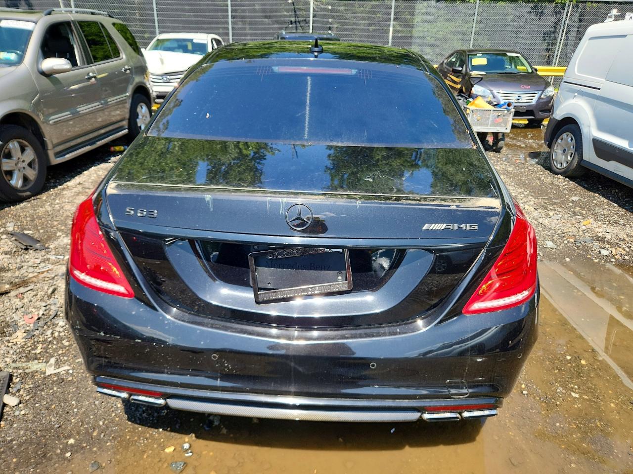 2015 Mercedes-benz S 63 Amg Black vin: WDDUG7JB1FA188218
