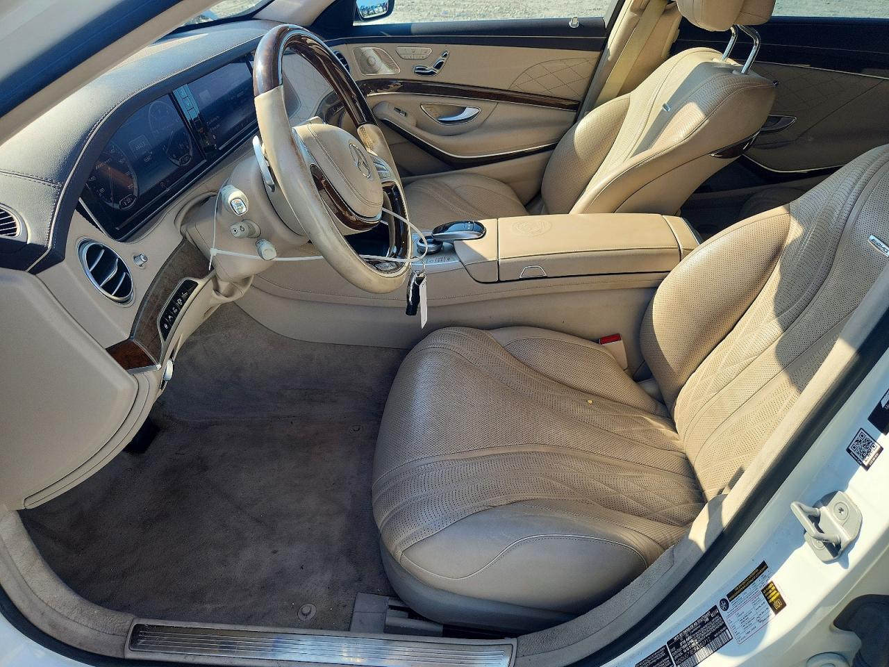 2015 Mercedes-benz S 63 Amg White vin: WDDUG7JB2FA103712