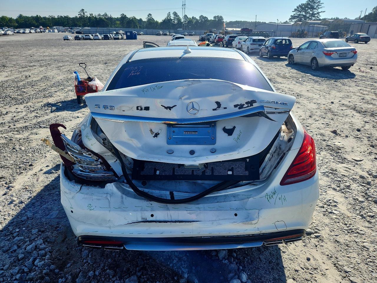 2015 Mercedes-benz S 63 Amg White vin: WDDUG7JB2FA103712
