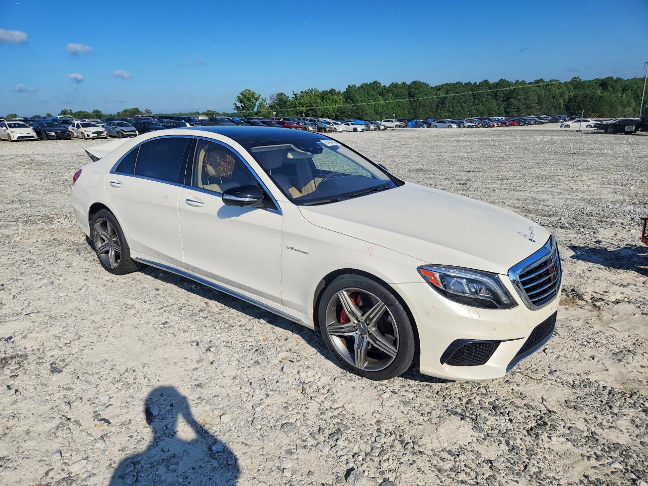 2015 Mercedes-benz S 63 Amg White vin: WDDUG7JB2FA103712