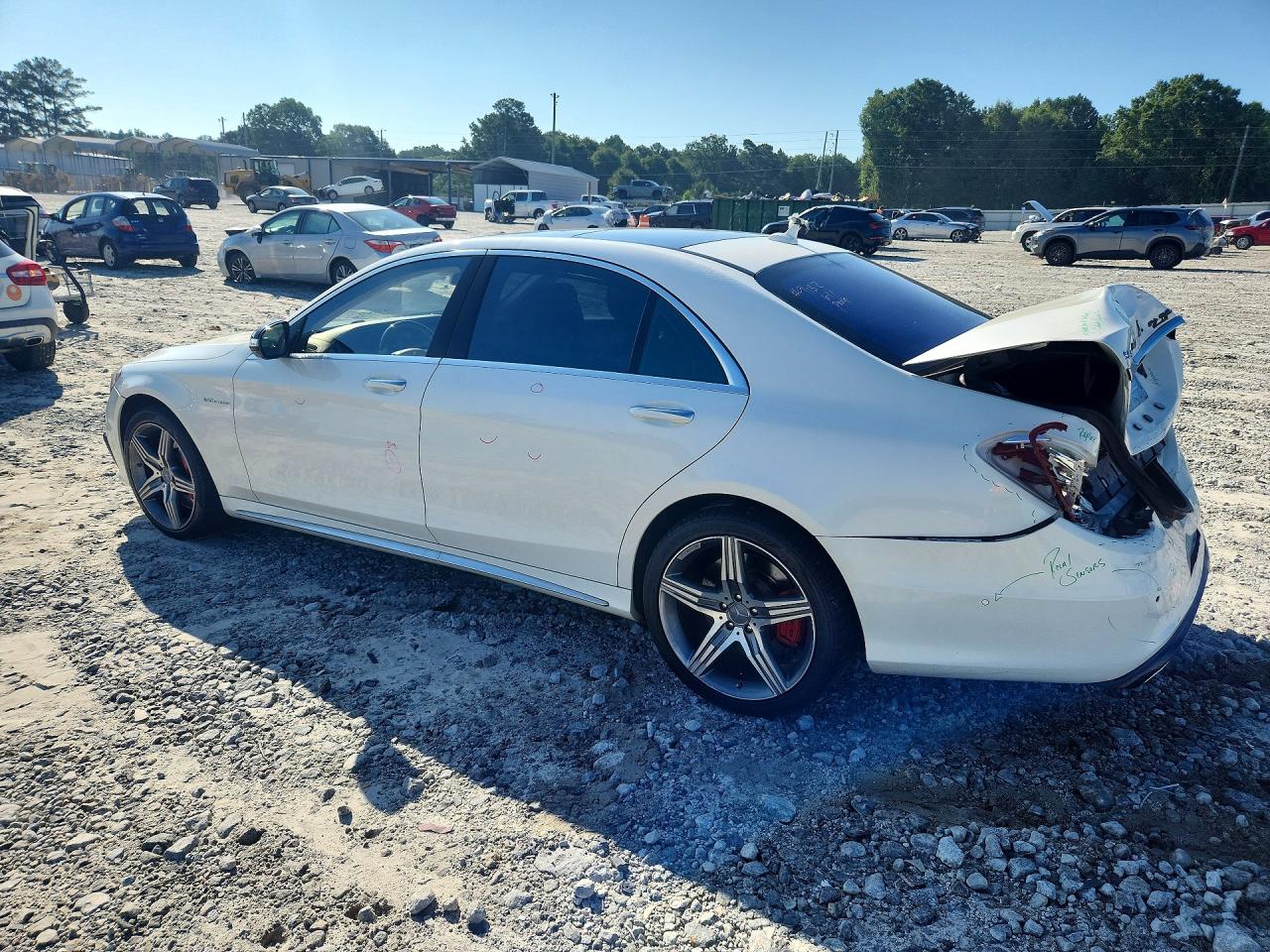 2015 Mercedes-benz S 63 Amg White vin: WDDUG7JB2FA103712