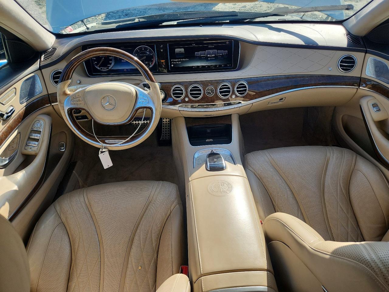 2015 Mercedes-benz S 63 Amg White vin: WDDUG7JB2FA103712