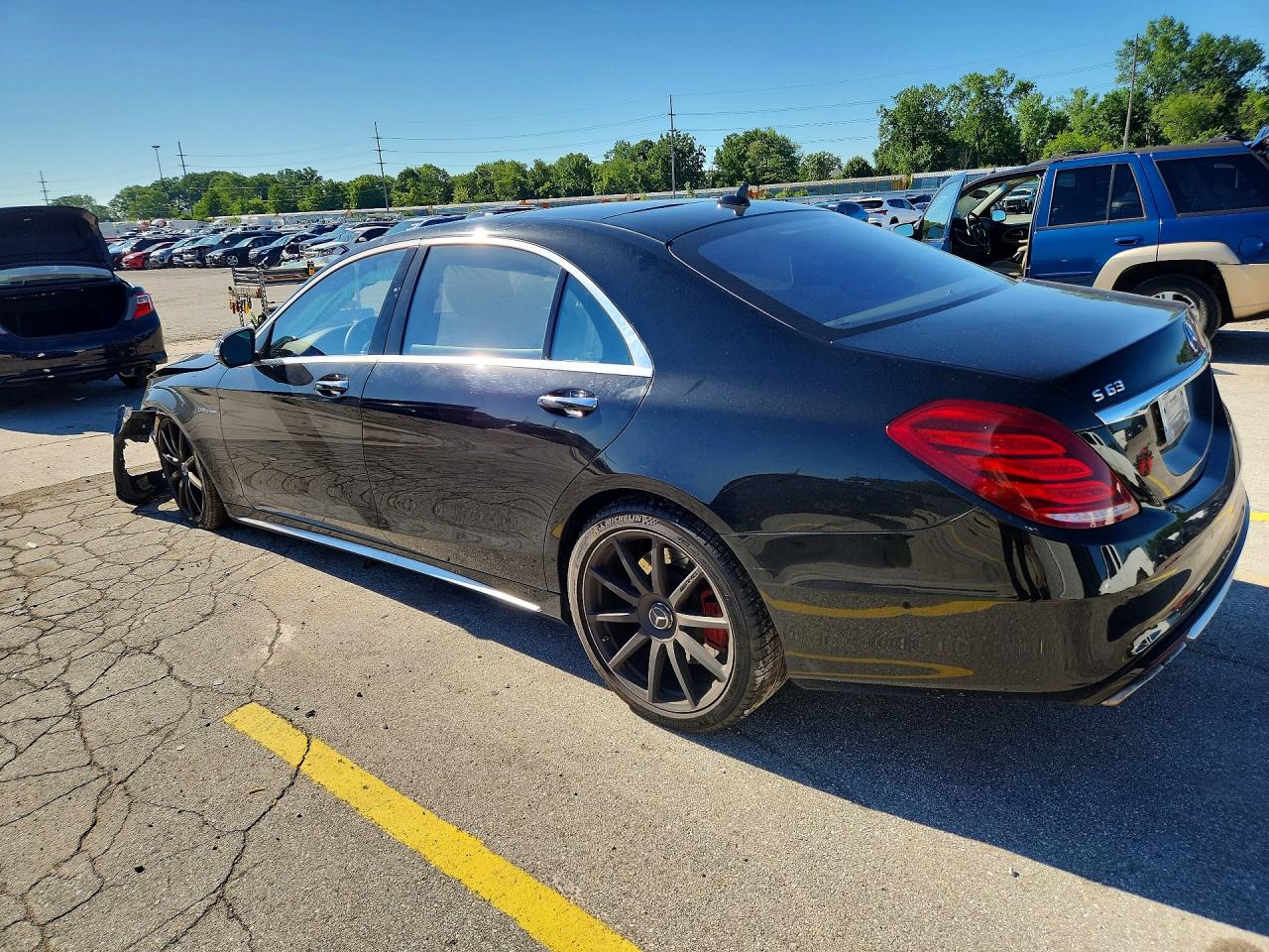 2014 Mercedes-benz S 63 Amg Black vin: WDDUG7JB5EA037784