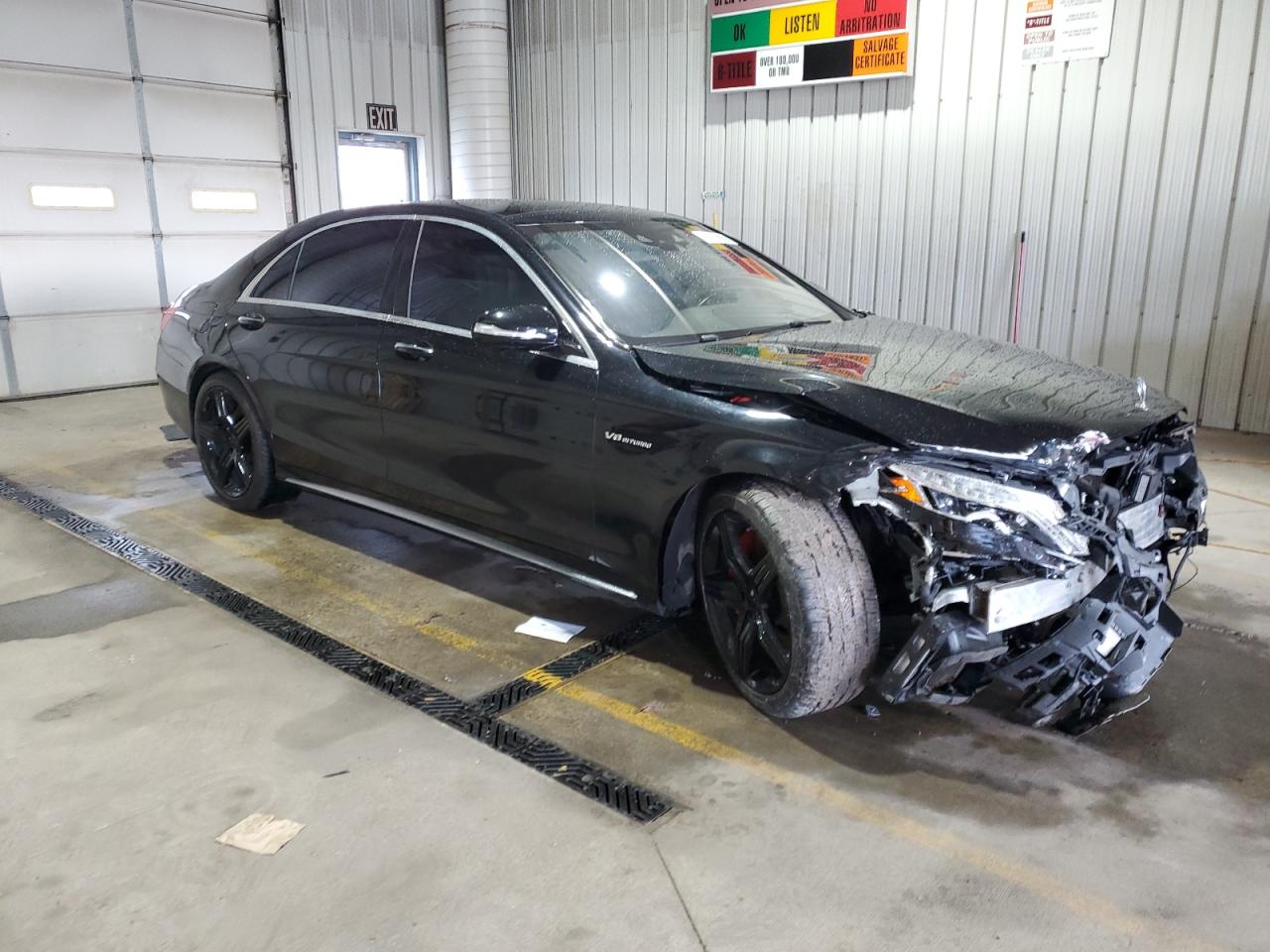 2015 Mercedes-benz S 63 Amg Черный vin: WDDUG7JB5FA146070
