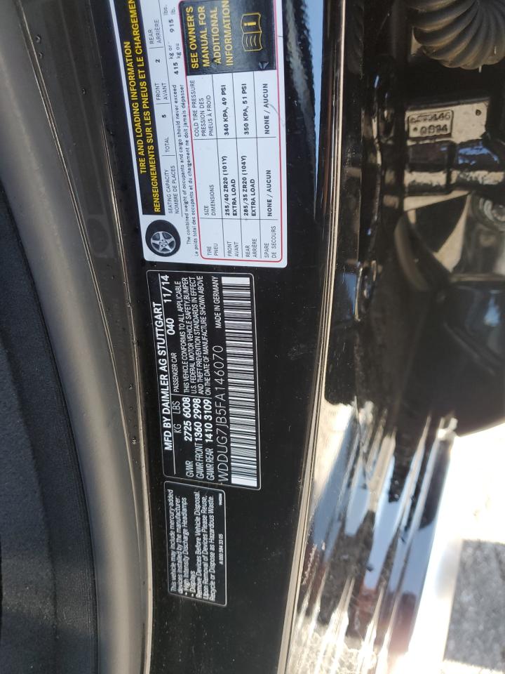 2015 Mercedes-benz S 63 Amg Черный vin: WDDUG7JB5FA146070