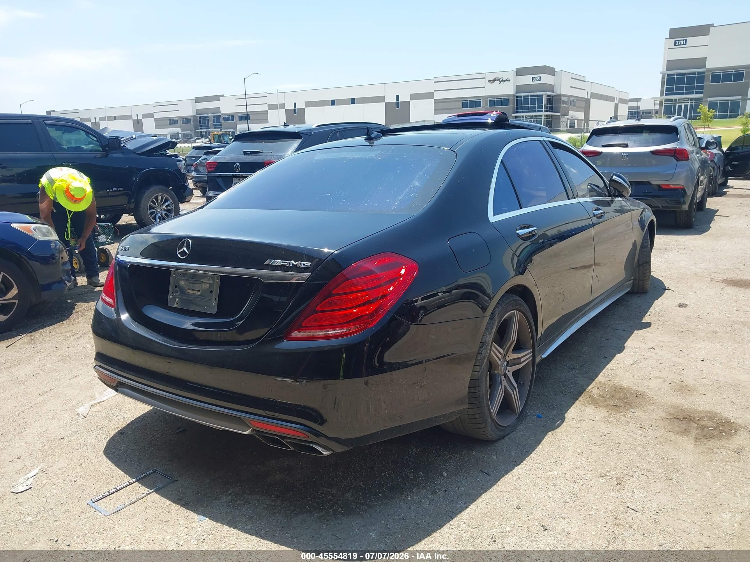 2014 Mercedes-benz S 63 Amg 4matic Black vin: WDDUG7JB6EA031766