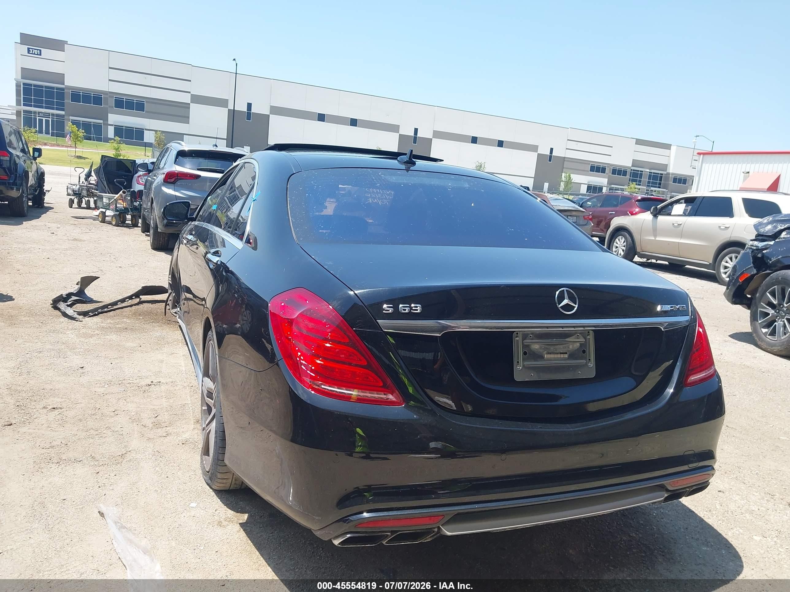 2014 Mercedes-benz S 63 Amg 4matic Black vin: WDDUG7JB6EA031766