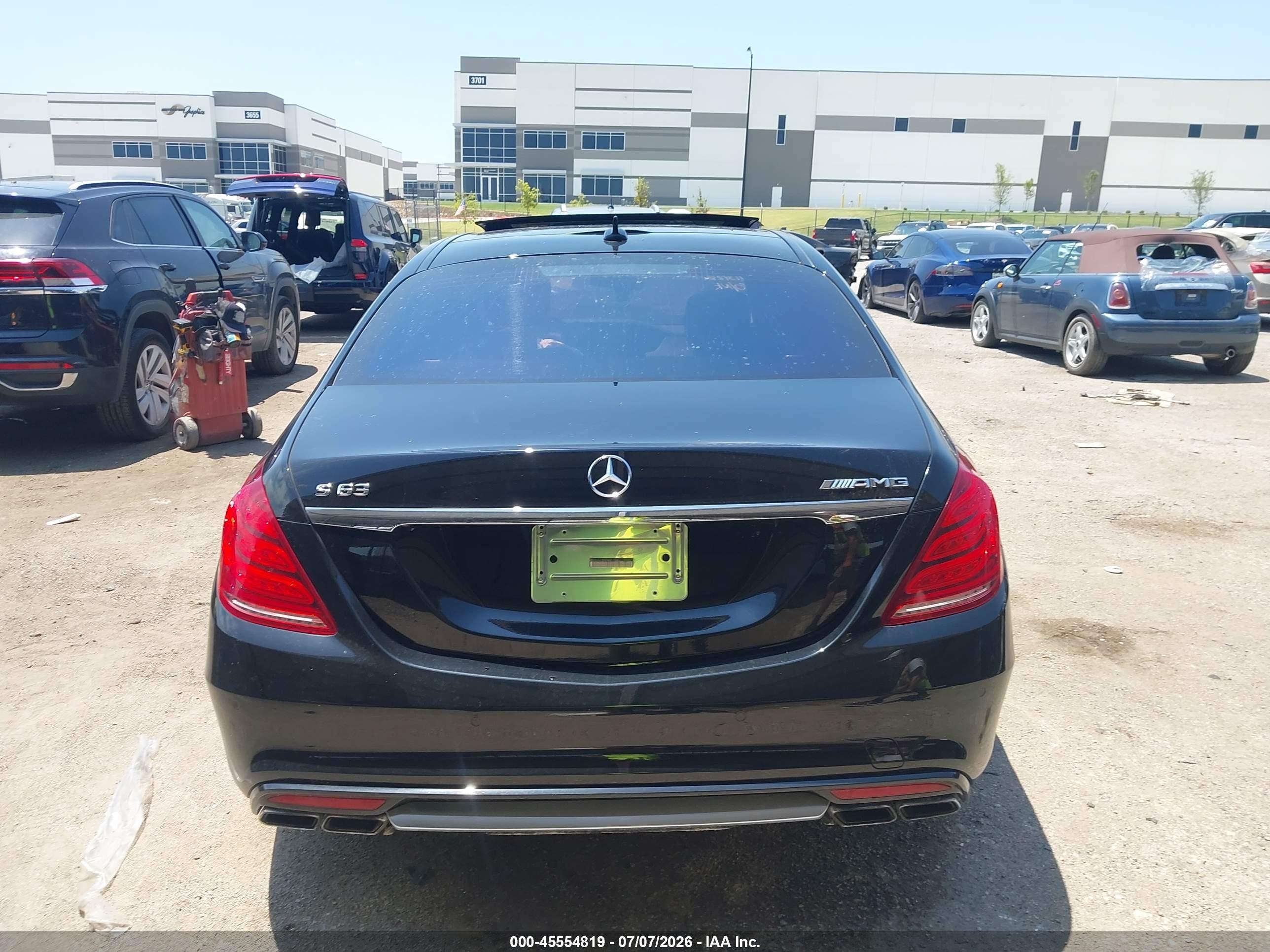 2014 Mercedes-benz S 63 Amg 4matic Black vin: WDDUG7JB6EA031766