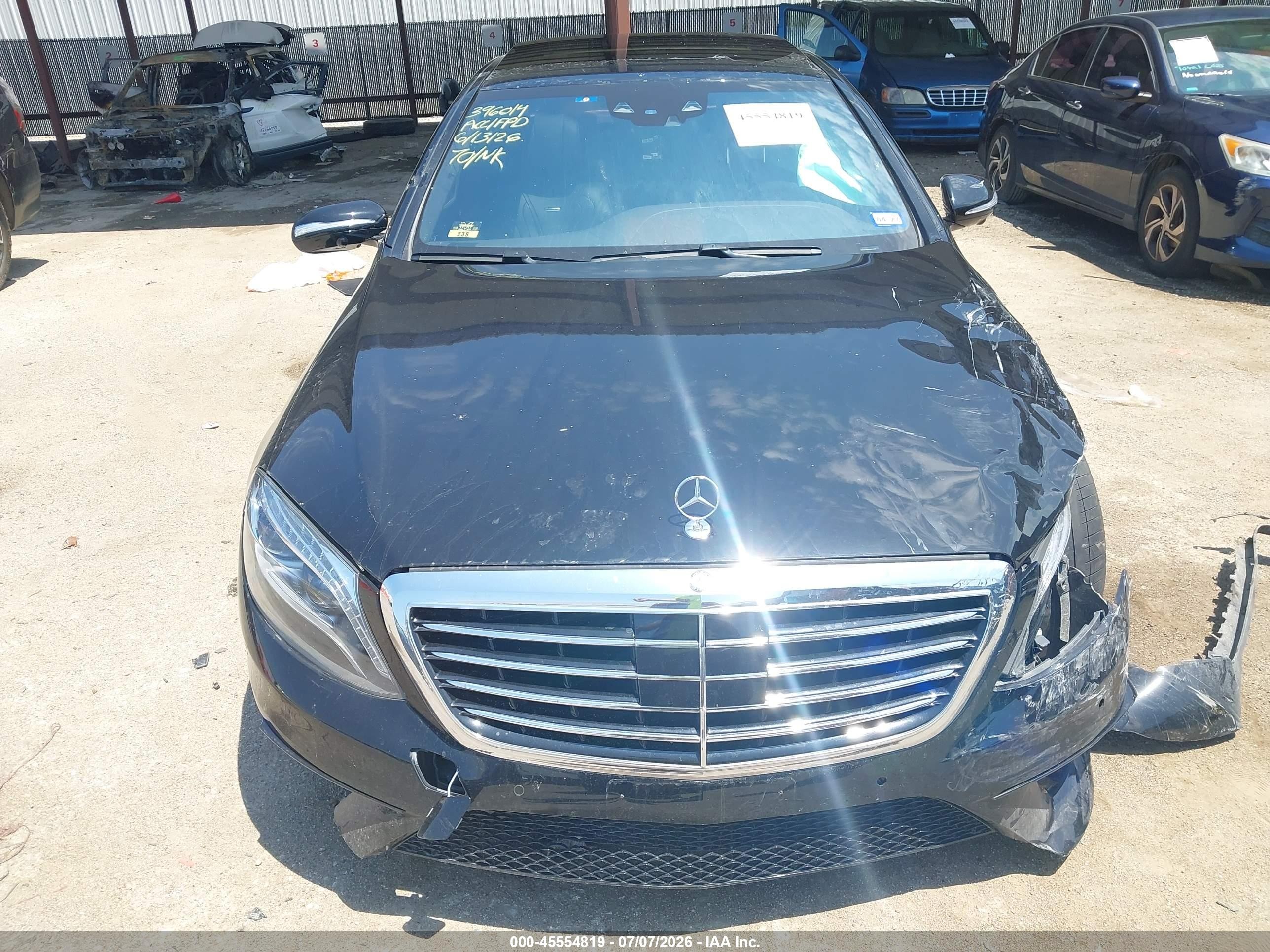 2014 Mercedes-benz S 63 Amg 4matic Black vin: WDDUG7JB6EA031766
