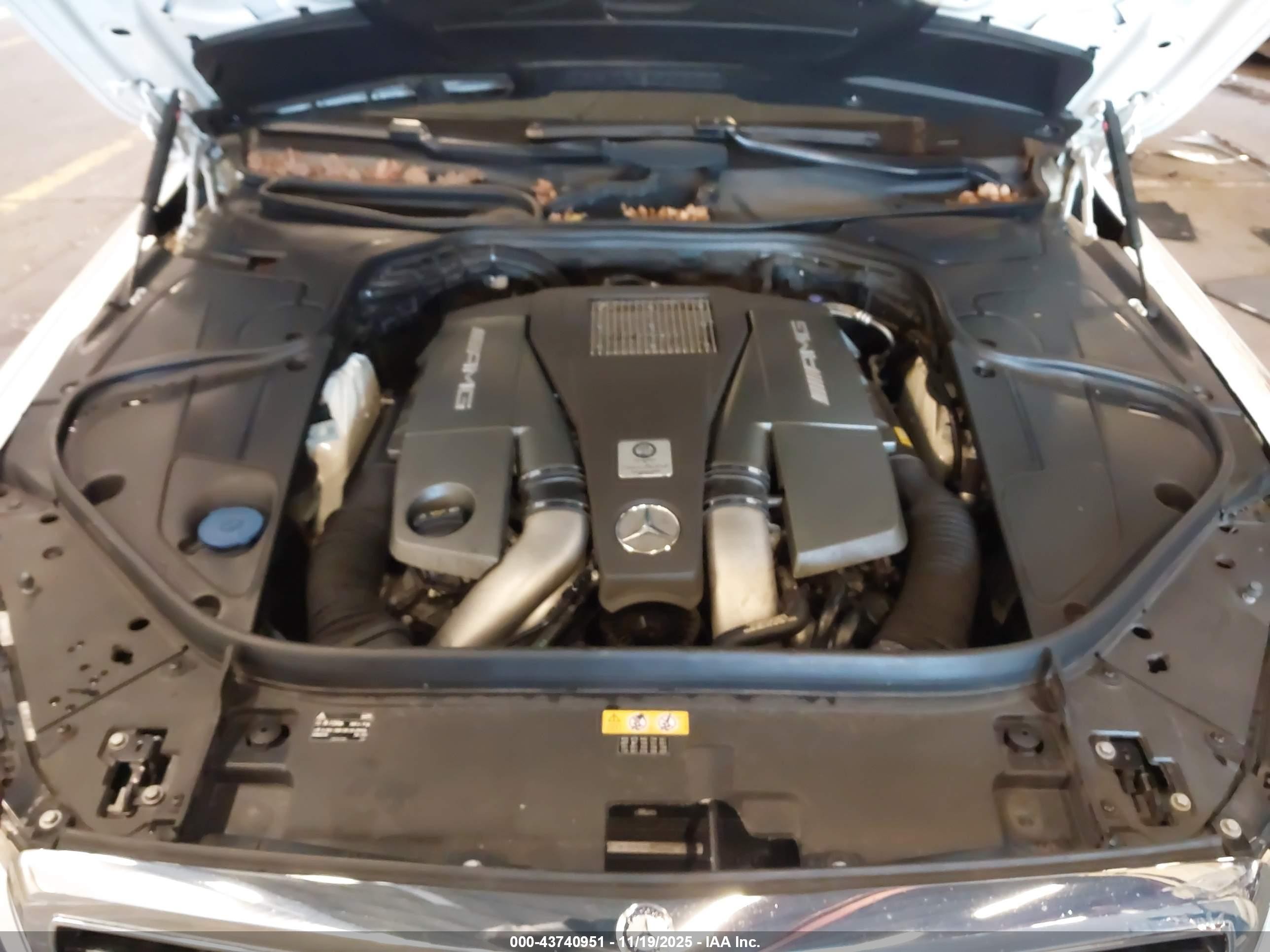 2014 Mercedes-benz S 63 Amg 4matic Белый vin: WDDUG7JB7EA039584