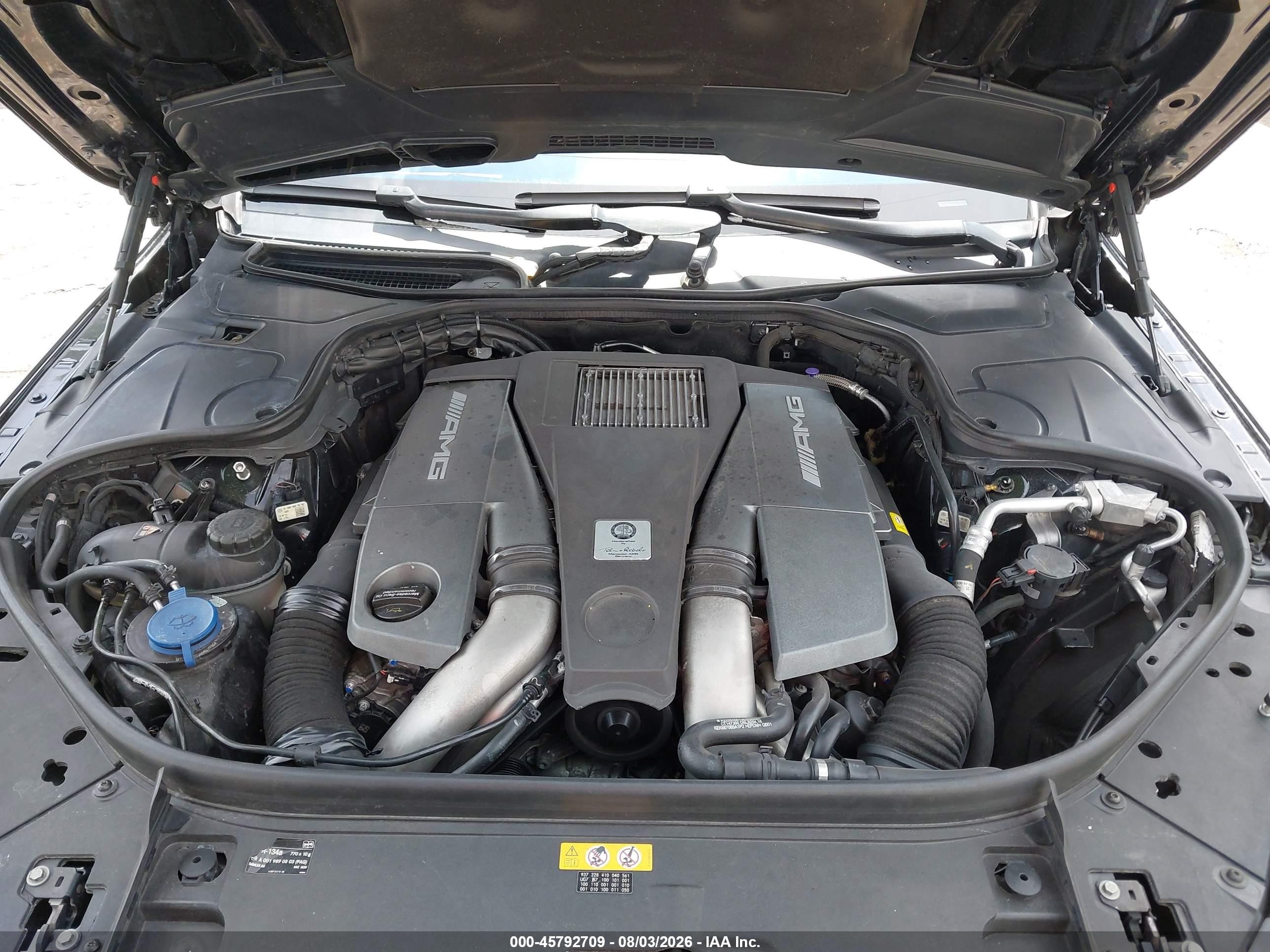 2015 Mercedes-benz S 63 Amg 4matic Black vin: WDDUG7JB7FA072196
