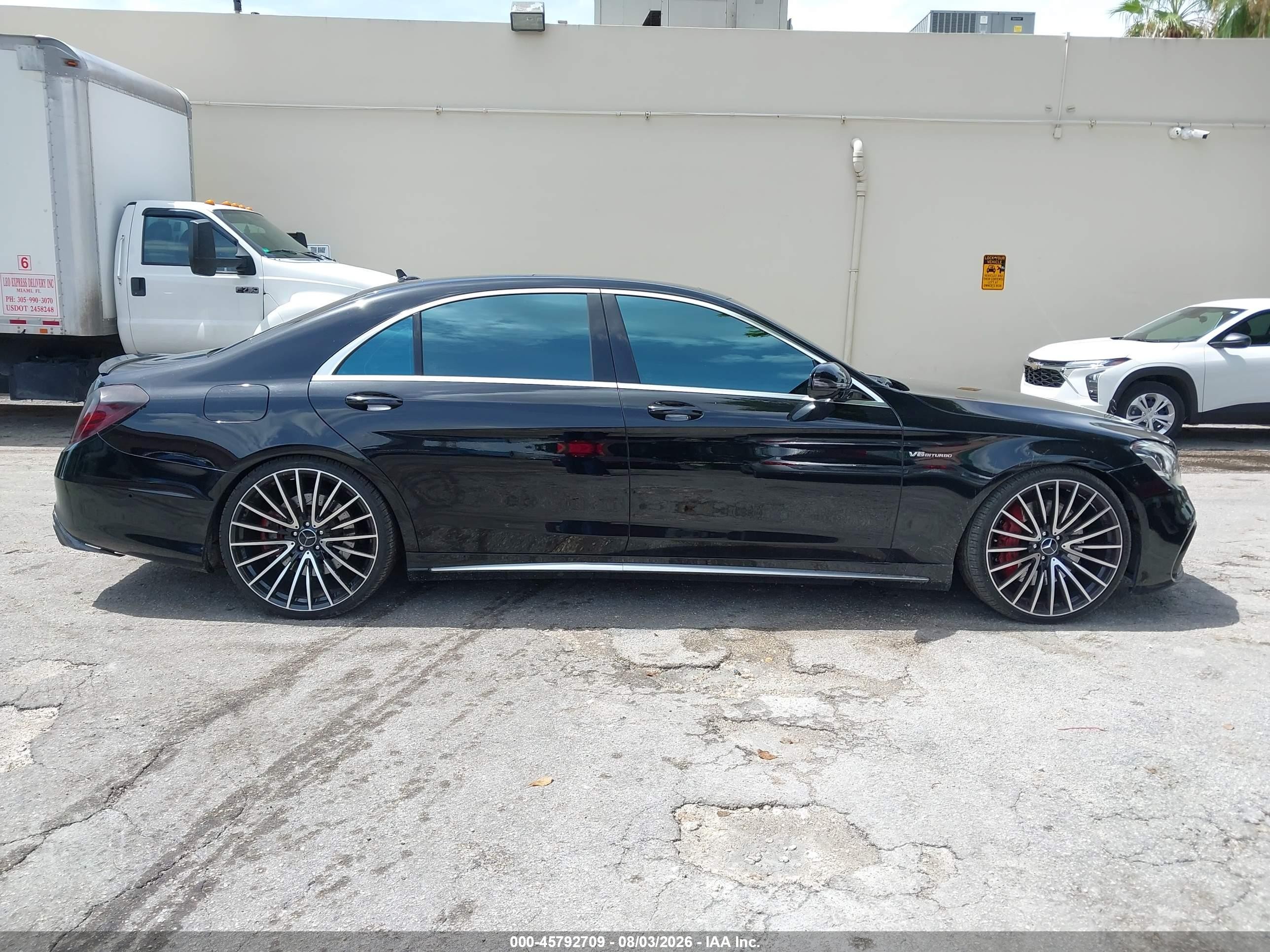 2015 Mercedes-benz S 63 Amg 4matic Black vin: WDDUG7JB7FA072196