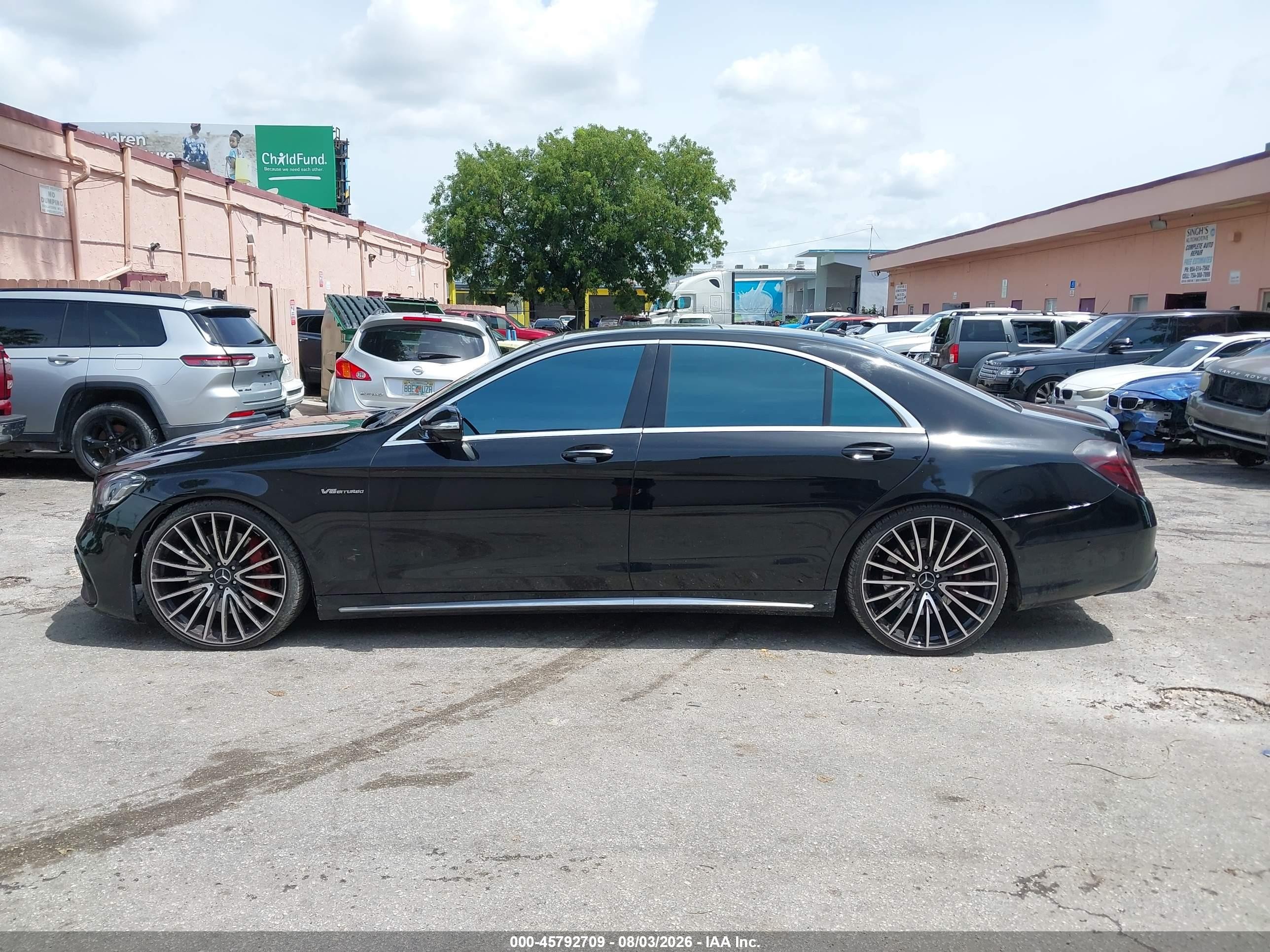 2015 Mercedes-benz S 63 Amg 4matic Black vin: WDDUG7JB7FA072196