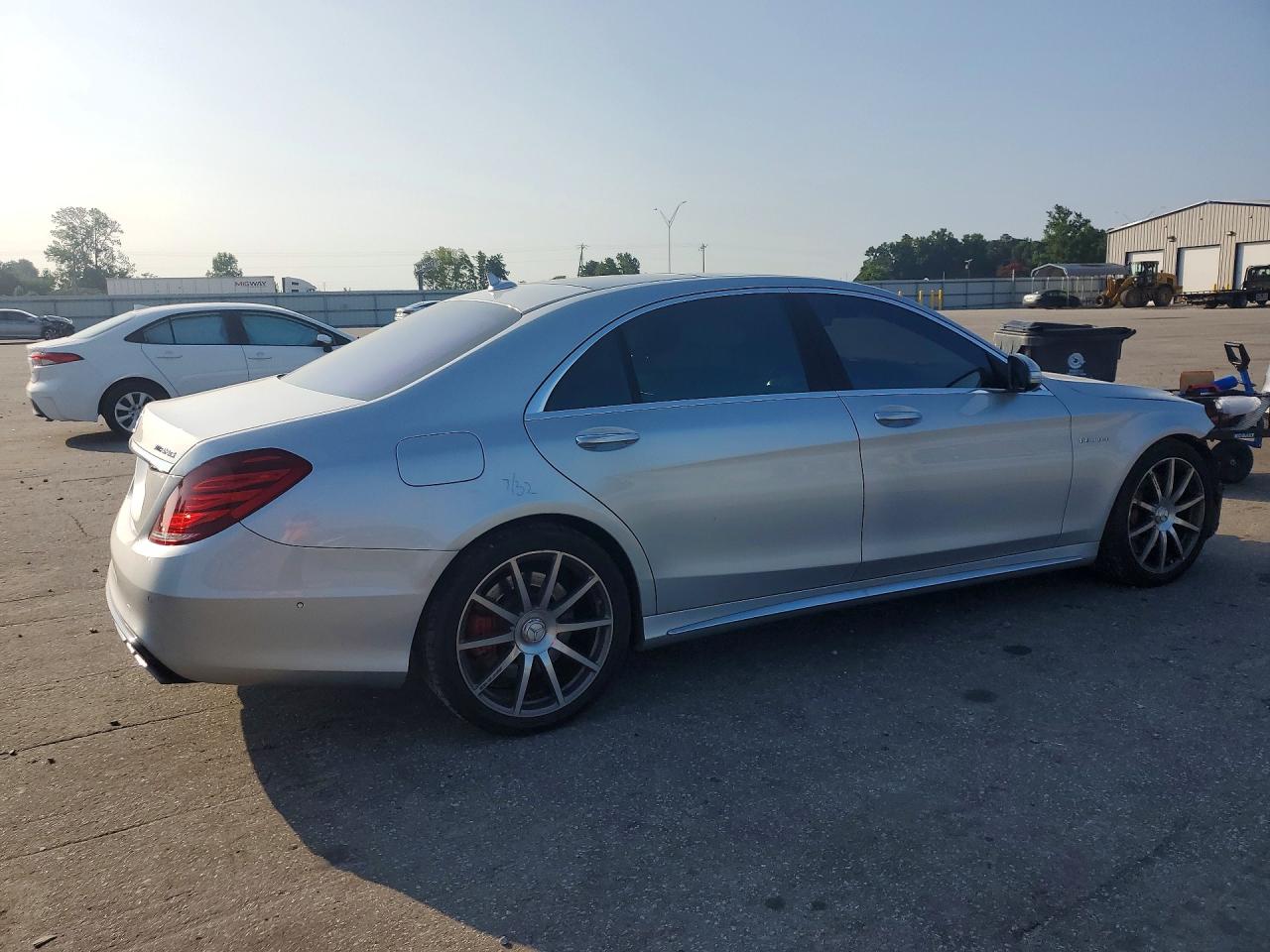 2015 Mercedes-benz S 63 Amg Серебряный vin: WDDUG7JB7FA148967