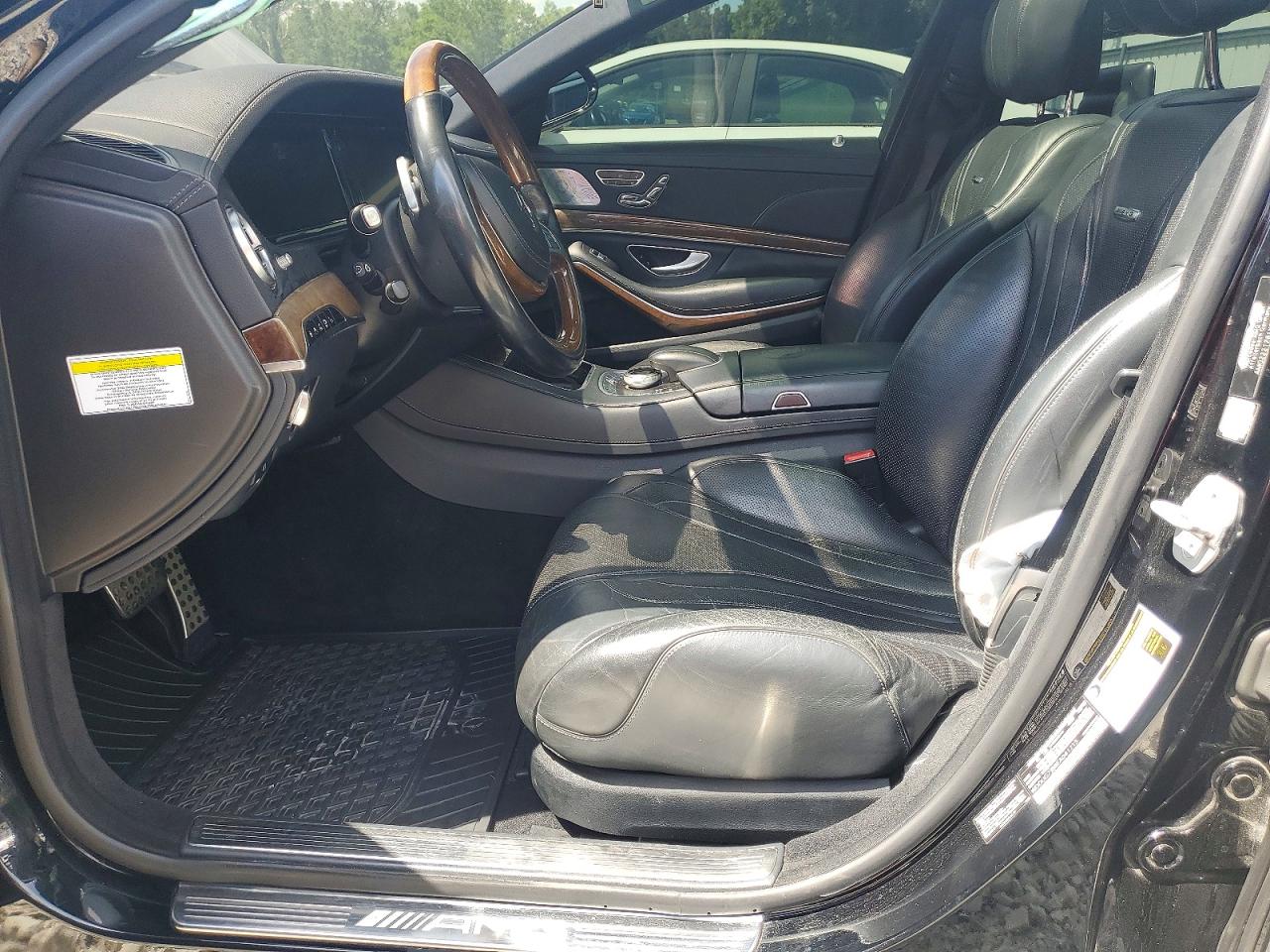 2014 Mercedes-benz S 63 Amg Black vin: WDDUG7JB8EA041215