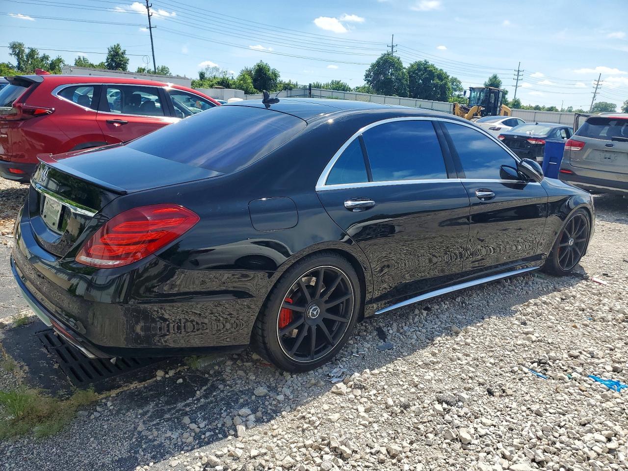 2014 Mercedes-benz S 63 Amg Black vin: WDDUG7JB8EA041215