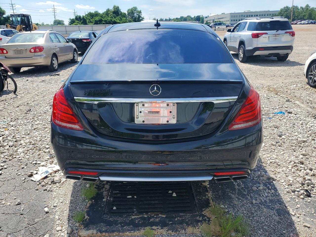 2014 Mercedes-benz S 63 Amg Black vin: WDDUG7JB8EA041215