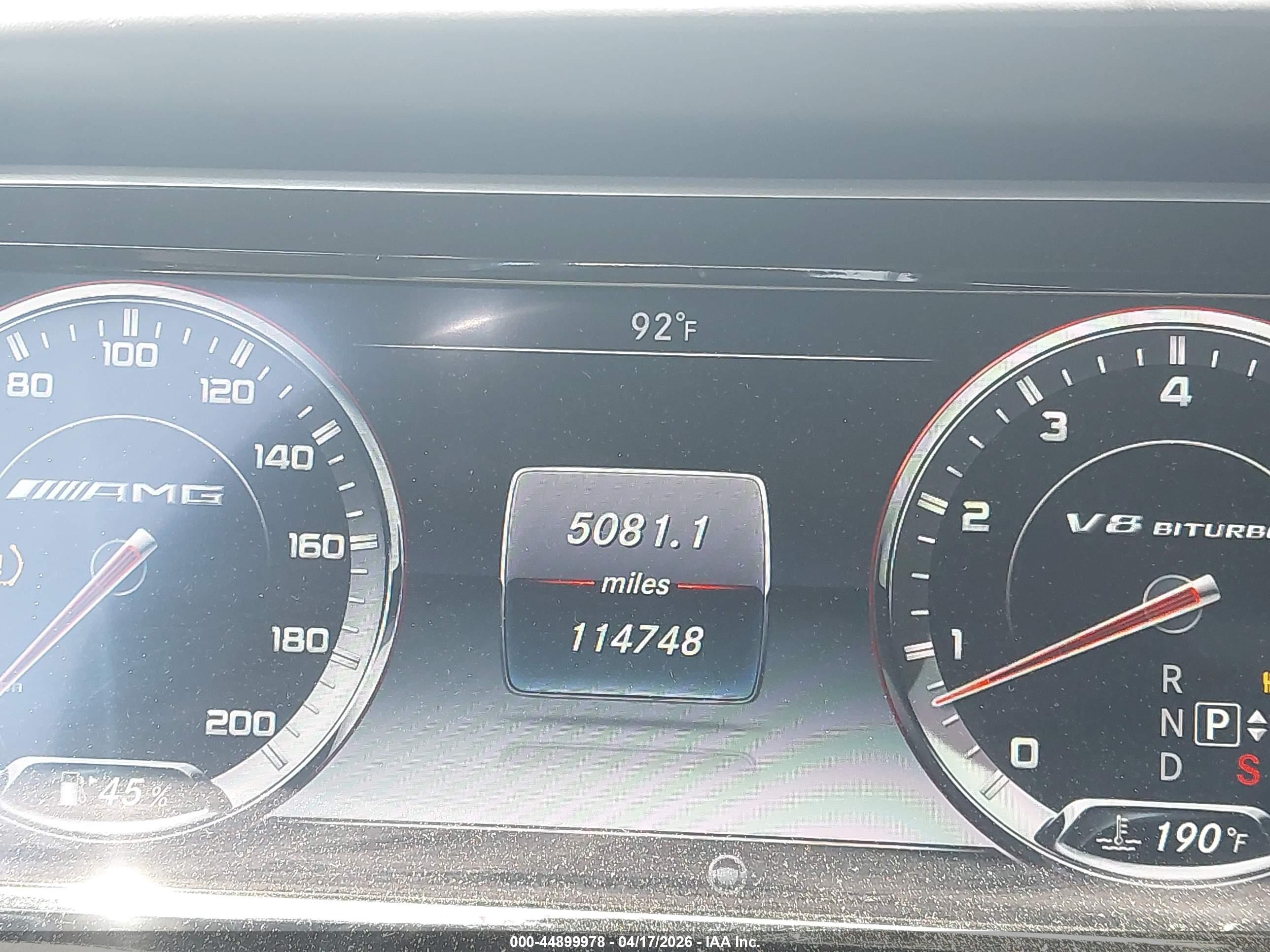 2015 Mercedes-benz S 63 Amg 4matic Black vin: WDDUG7JB8FA096216