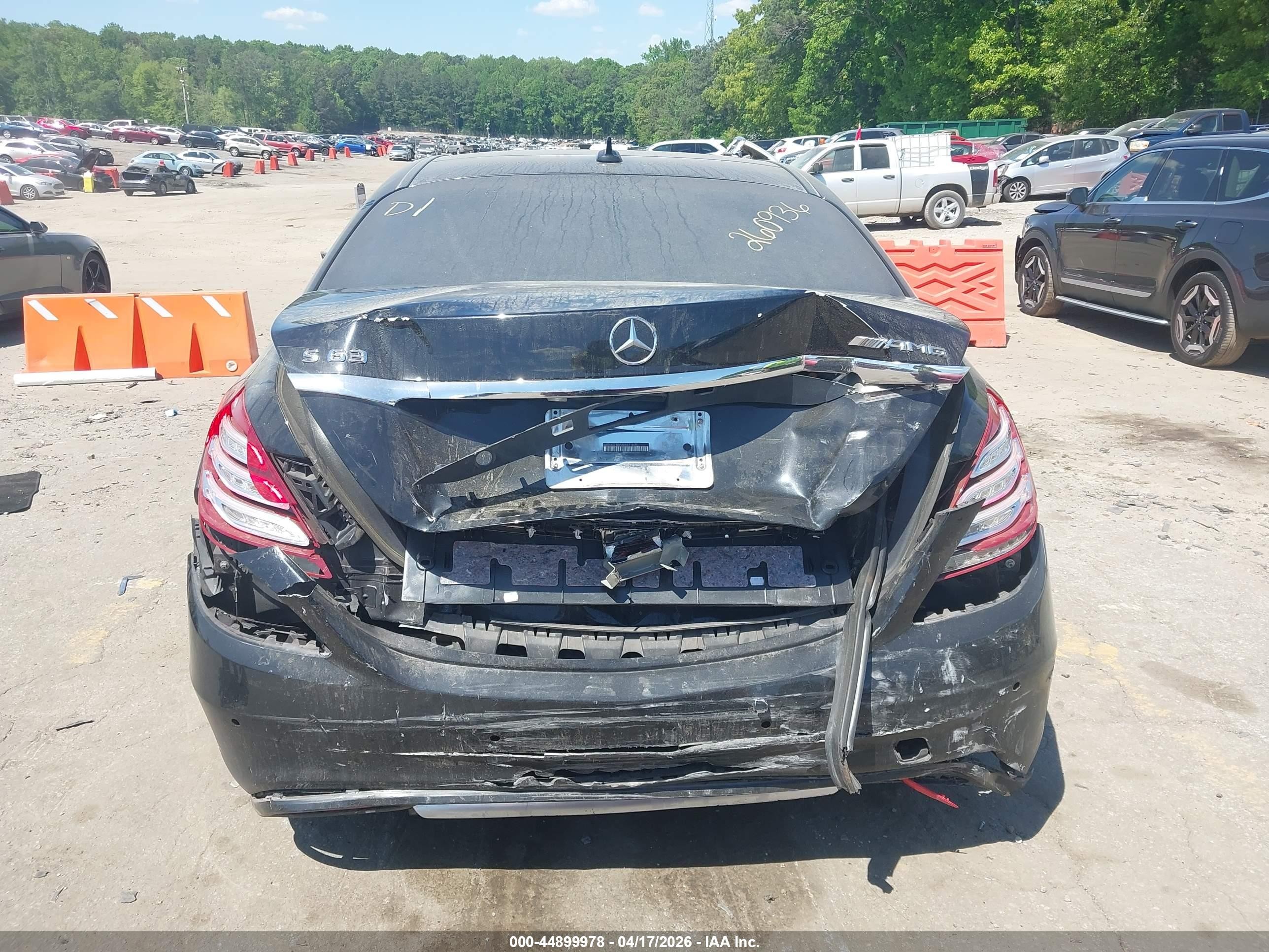 2015 Mercedes-benz S 63 Amg 4matic Black vin: WDDUG7JB8FA096216