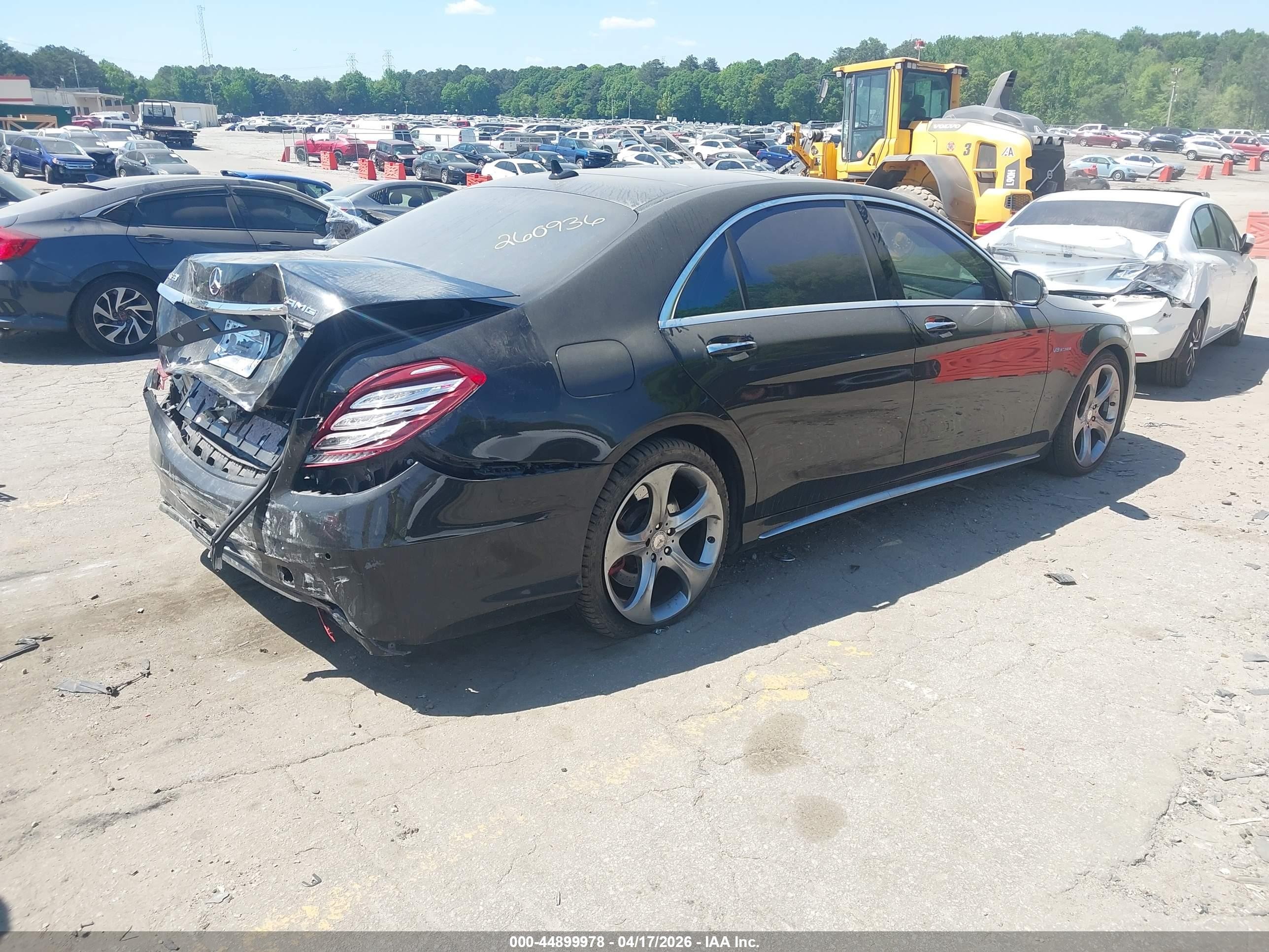 2015 Mercedes-benz S 63 Amg 4matic Black vin: WDDUG7JB8FA096216