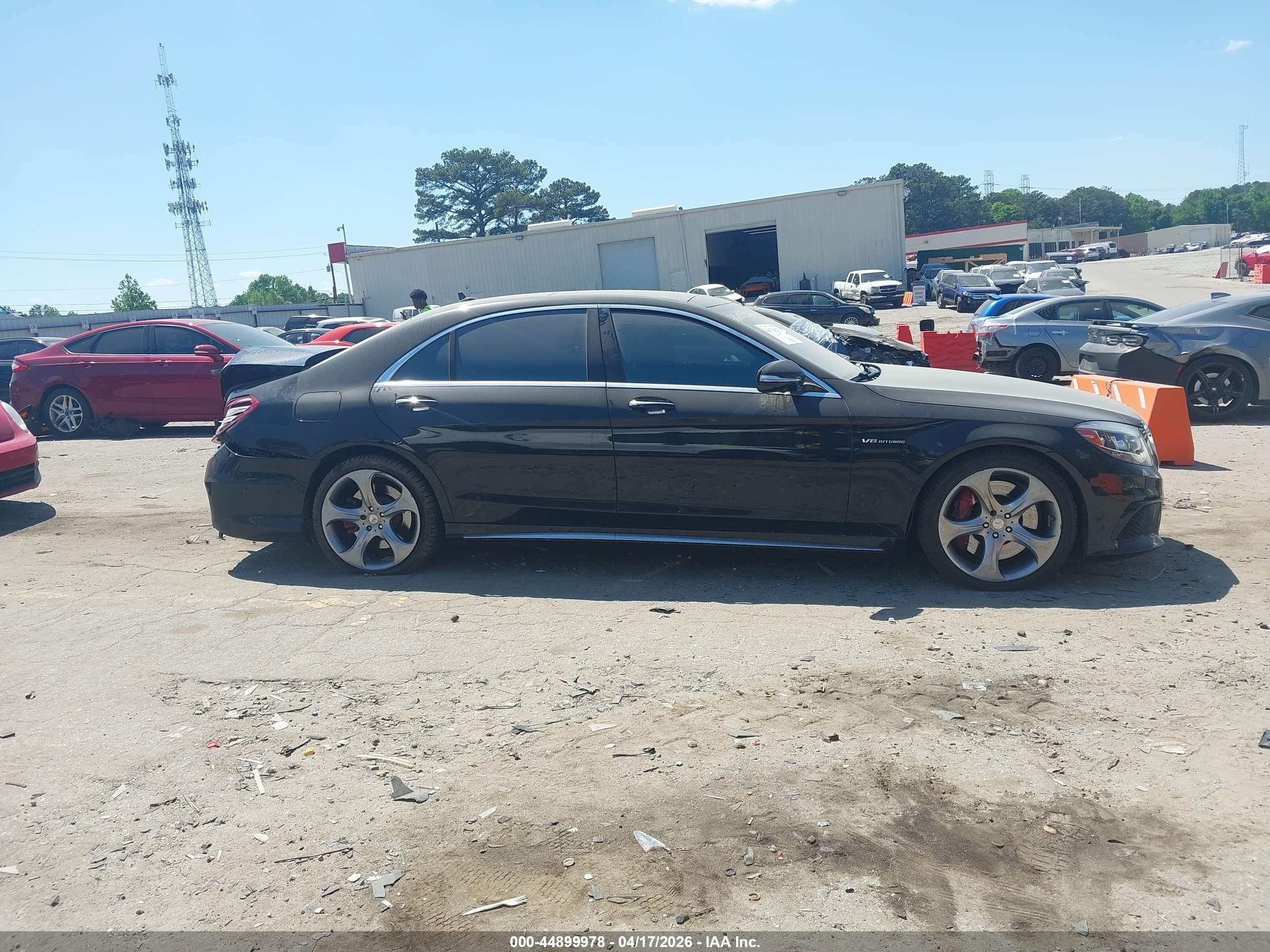 2015 Mercedes-benz S 63 Amg 4matic Black vin: WDDUG7JB8FA096216