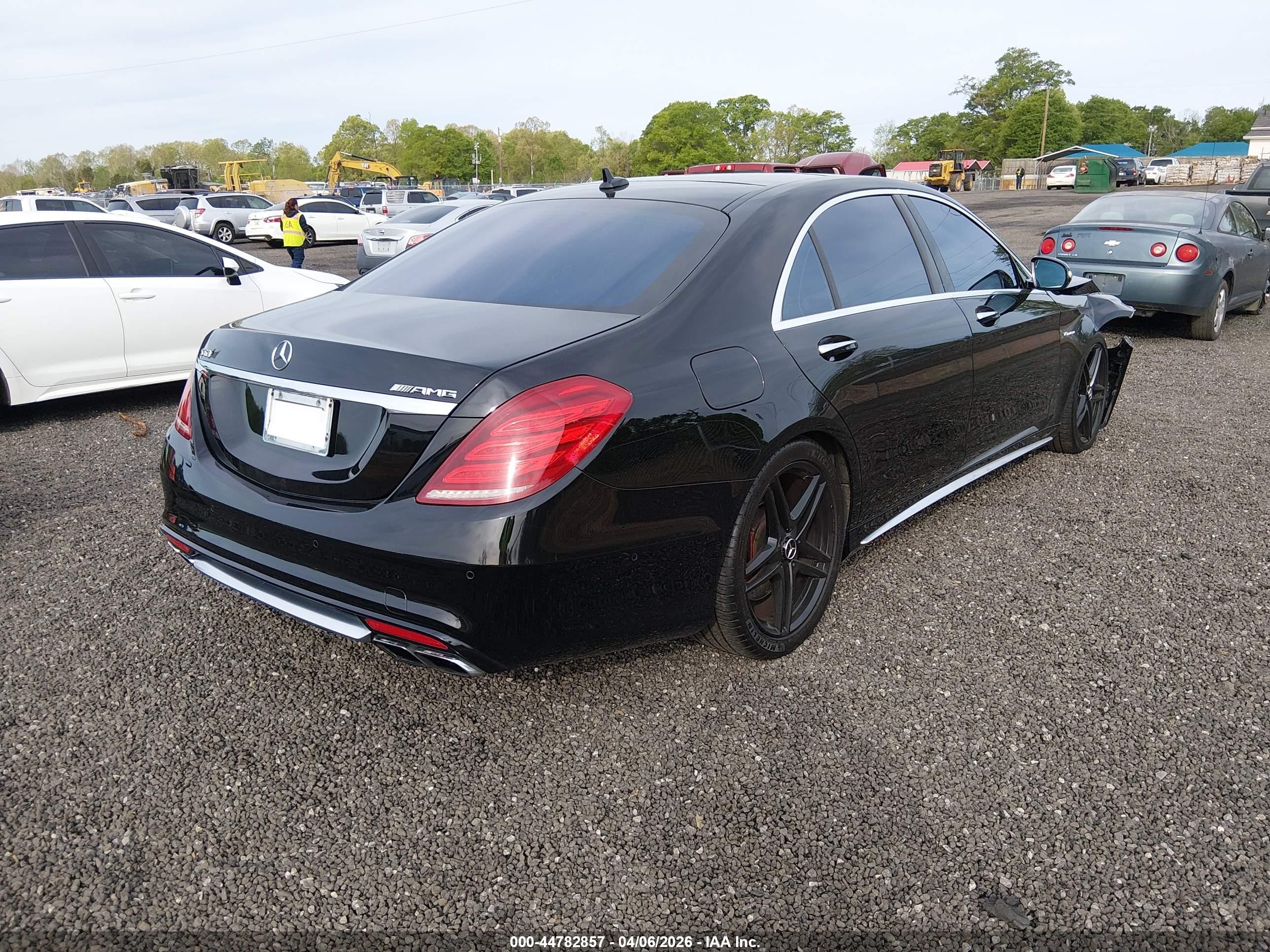 2014 Mercedes-benz S 63 Amg 4matic Black vin: WDDUG7JB9EA062638