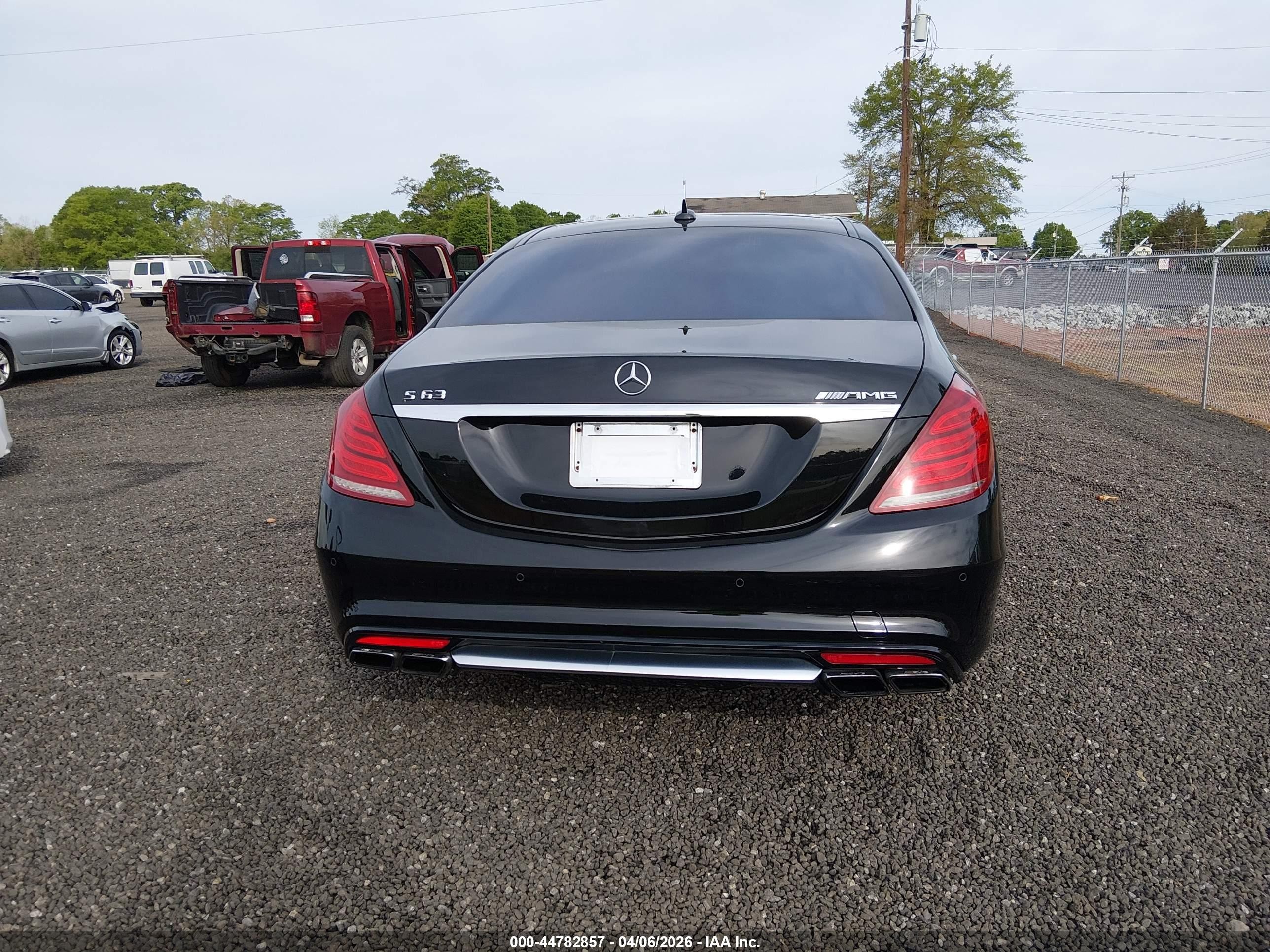 2014 Mercedes-benz S 63 Amg 4matic Black vin: WDDUG7JB9EA062638